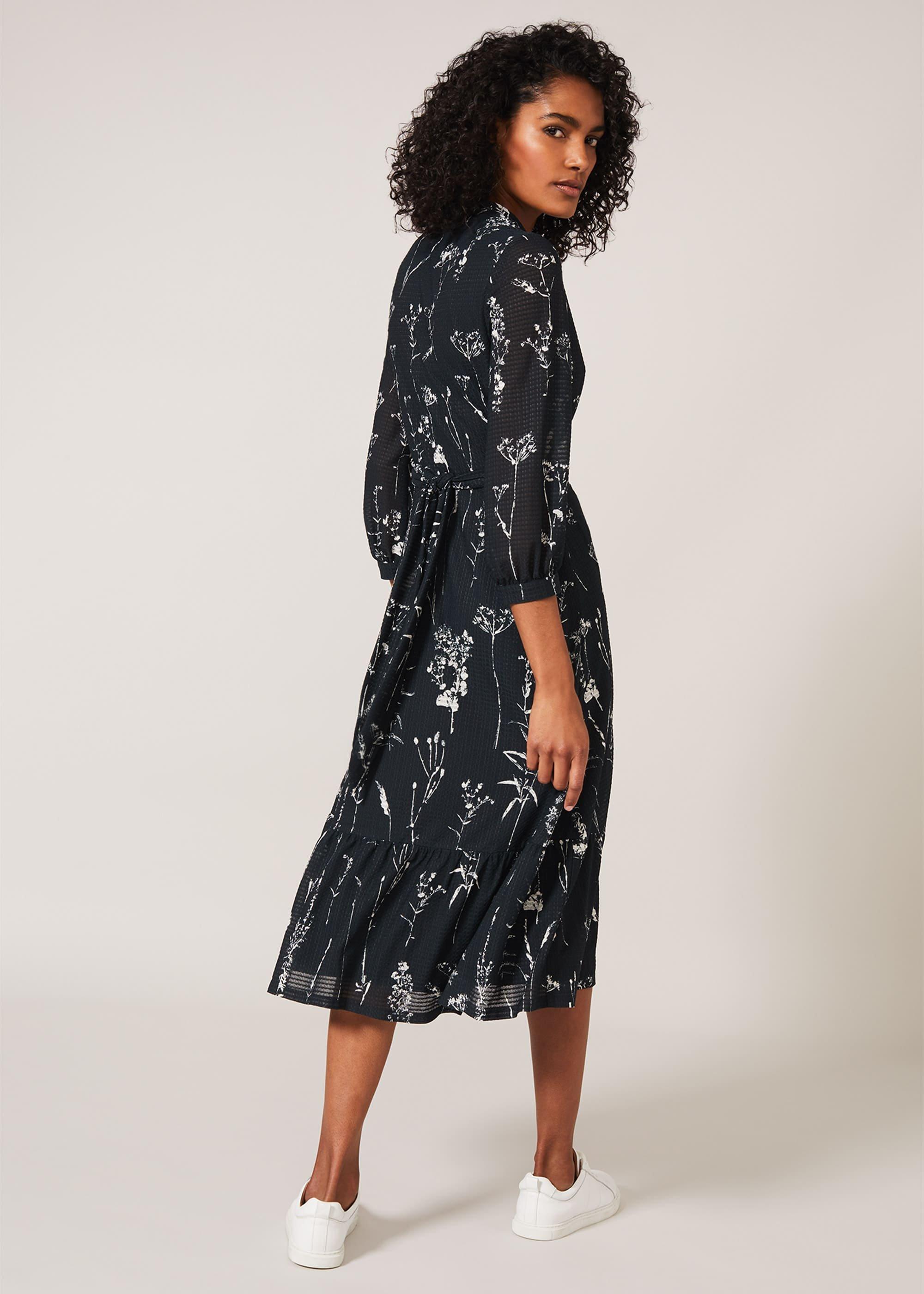 Alissa Sprig Print Jersey Dress