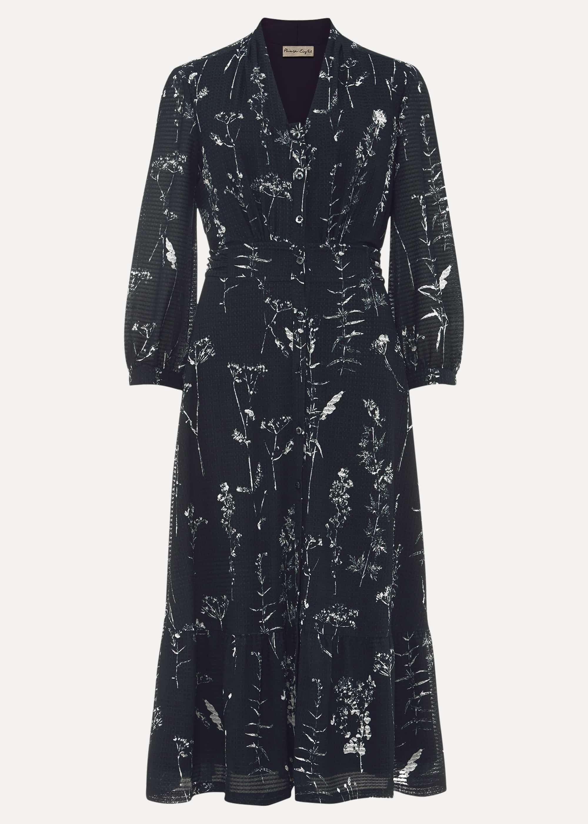 Alissa Sprig Print Jersey Dress