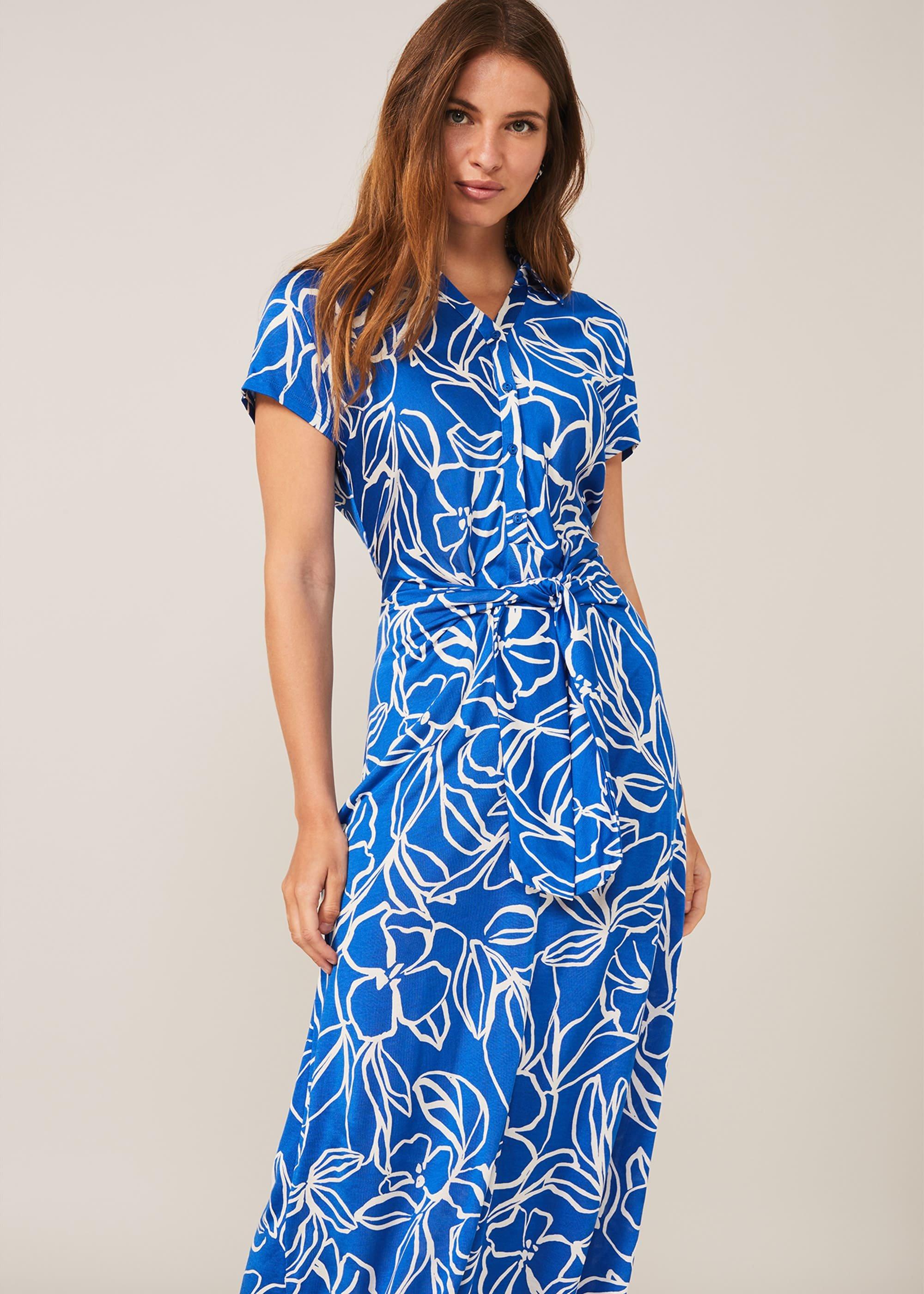 Sierra Linear Floral Maxi Dress