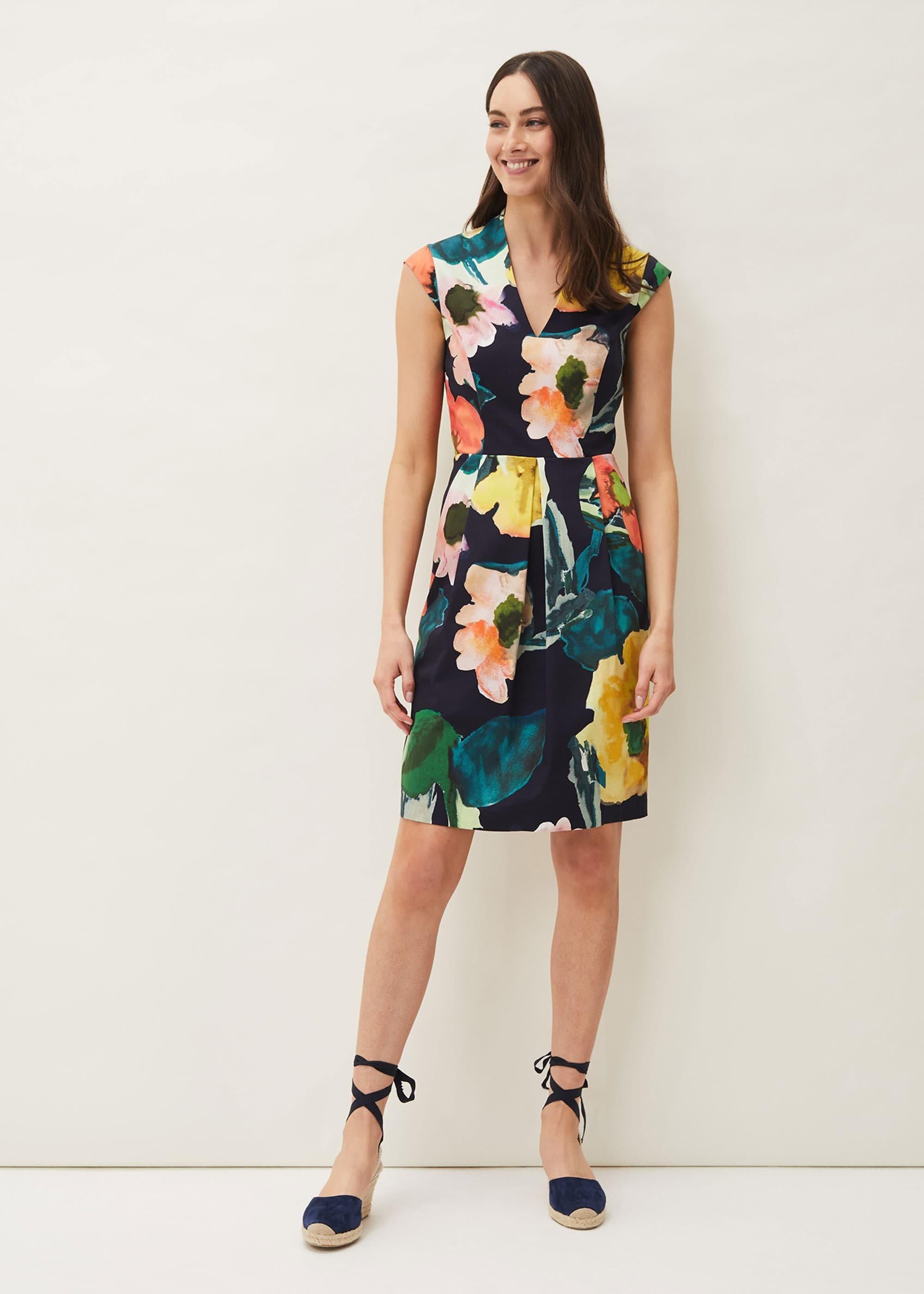 Mila Floral Fitted Dress
