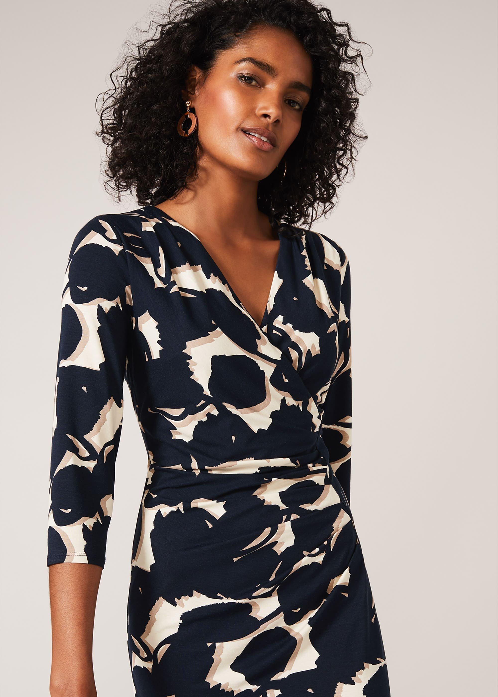 Naava Abstract Floral Dress