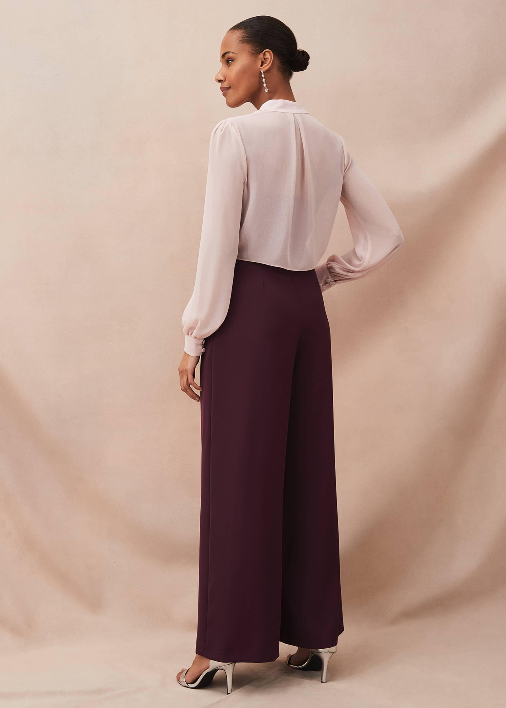 Mindy Chiffon Bodice Jumpsuit