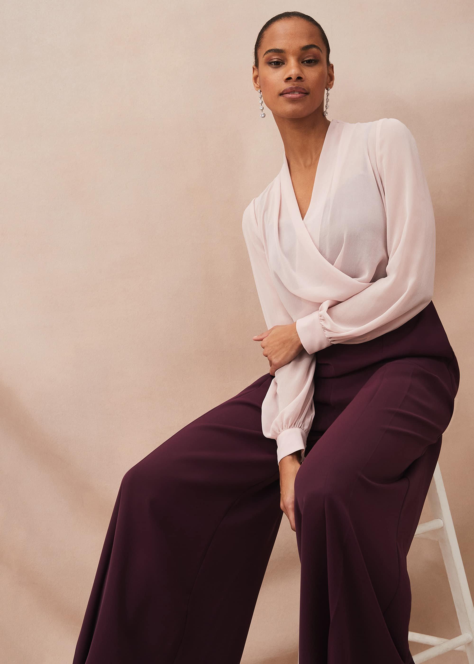 Mindy Chiffon Bodice Jumpsuit