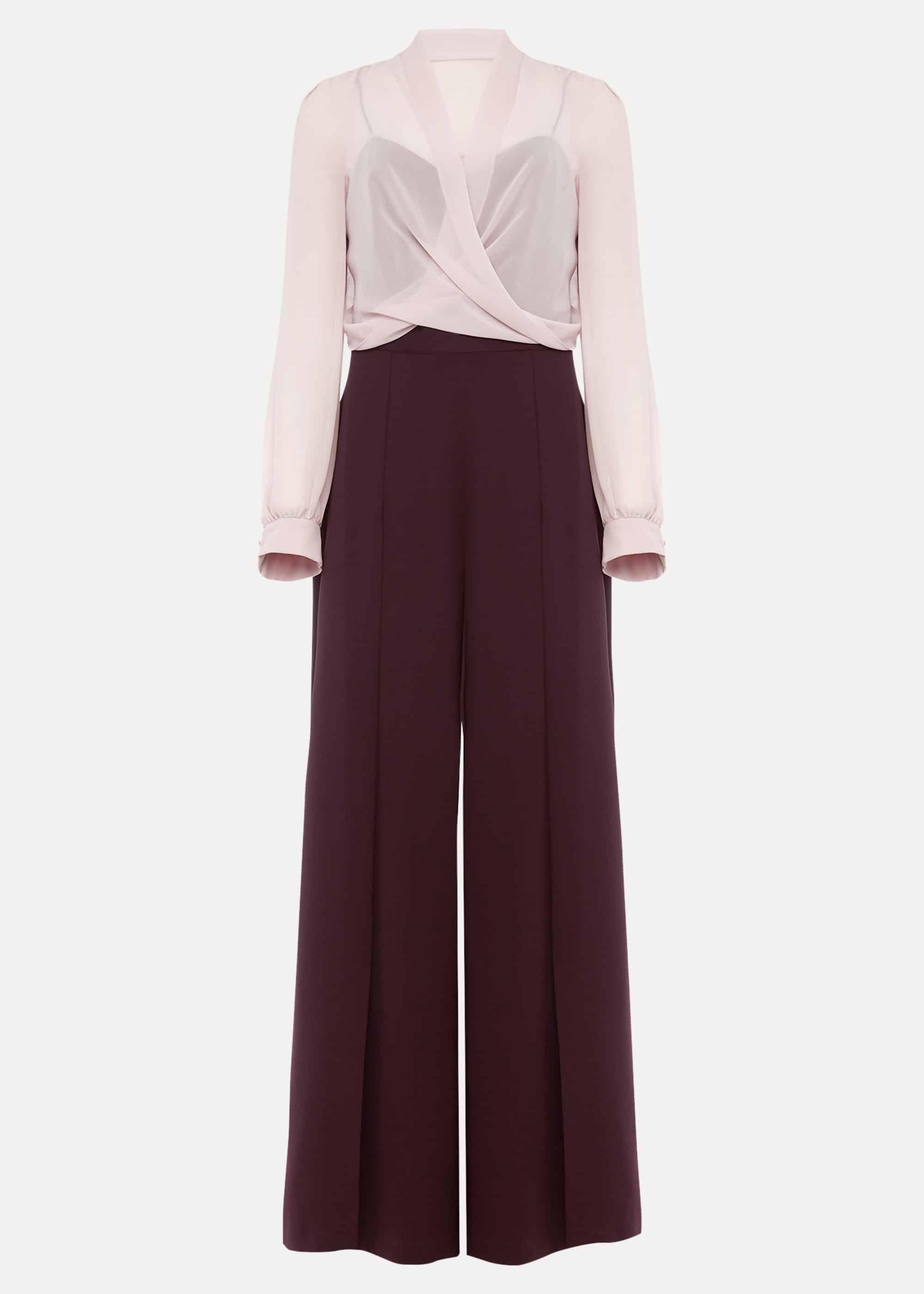 Mindy Chiffon Bodice Jumpsuit