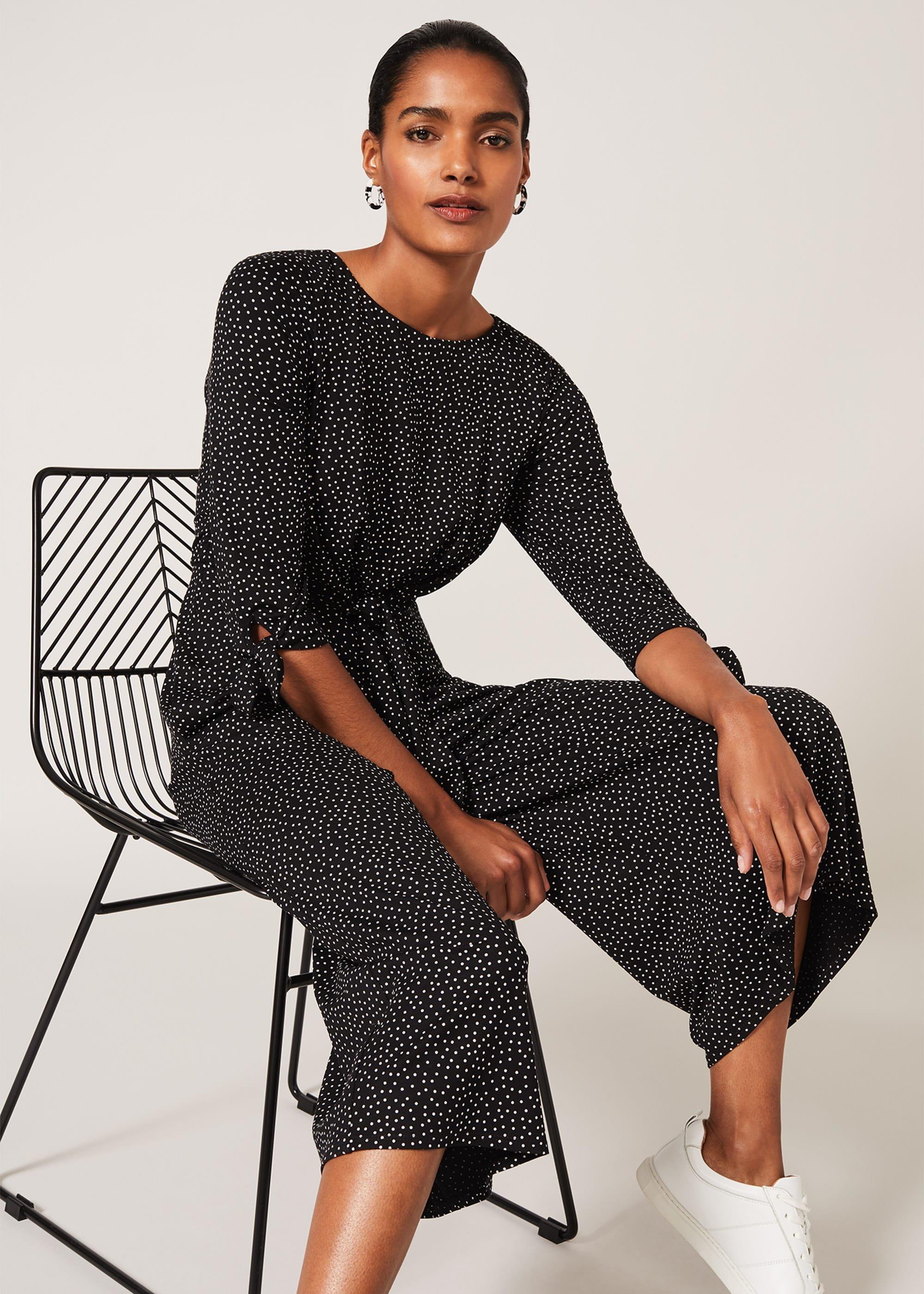 Amber Spot Print Jumpsuit