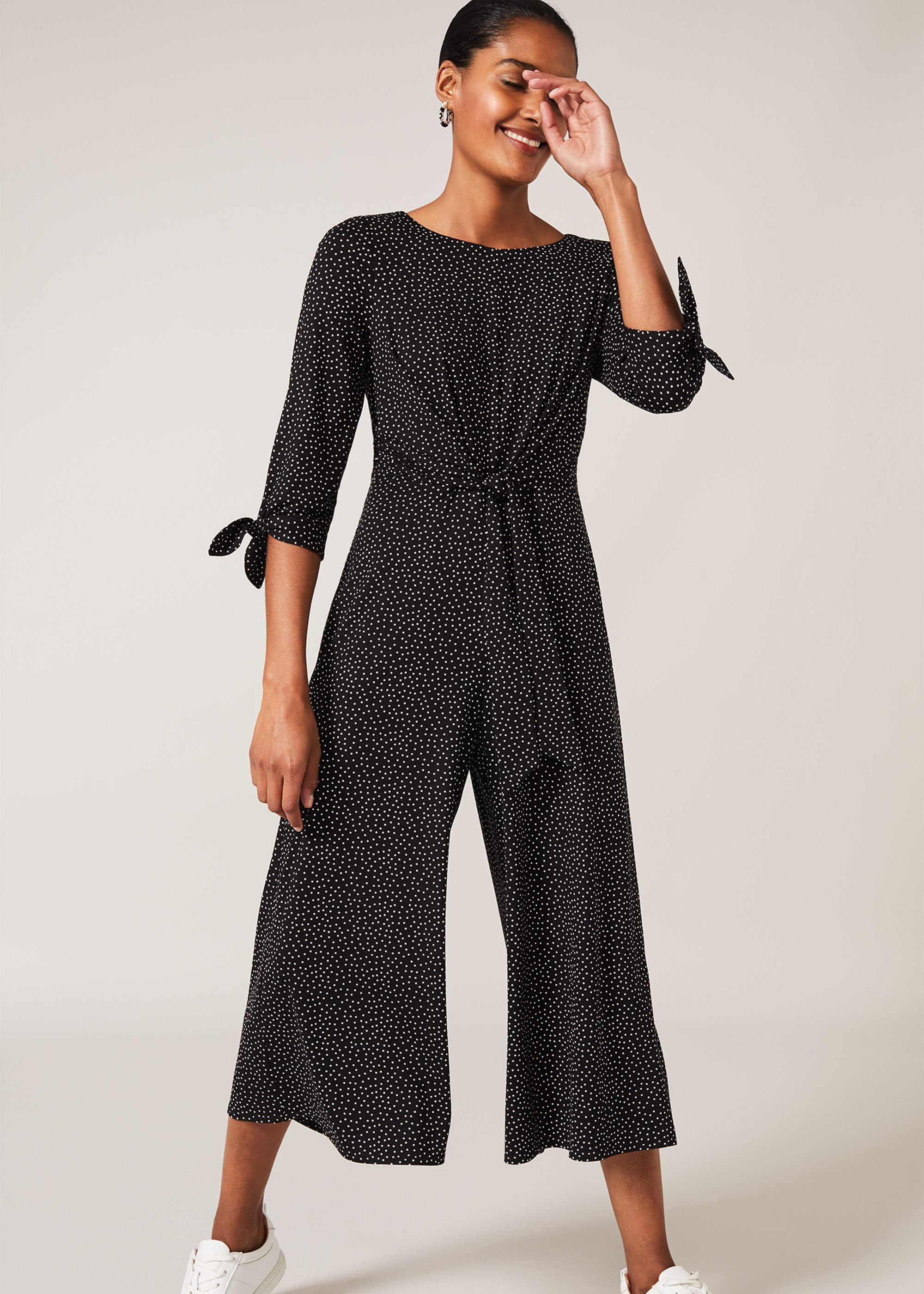Amber Spot Print Jumpsuit