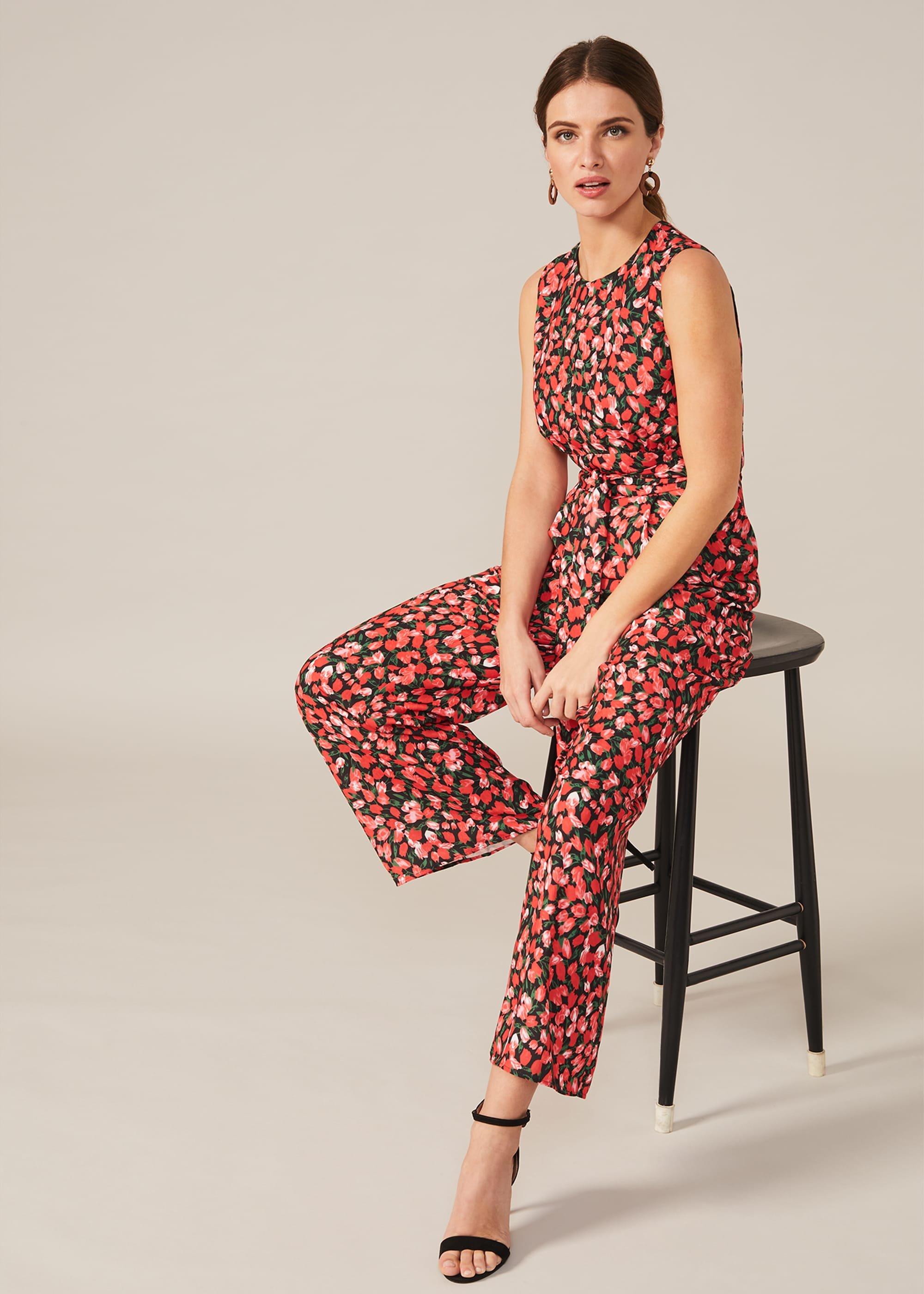 Catarina Heritage Tulip Print Jumpsuit