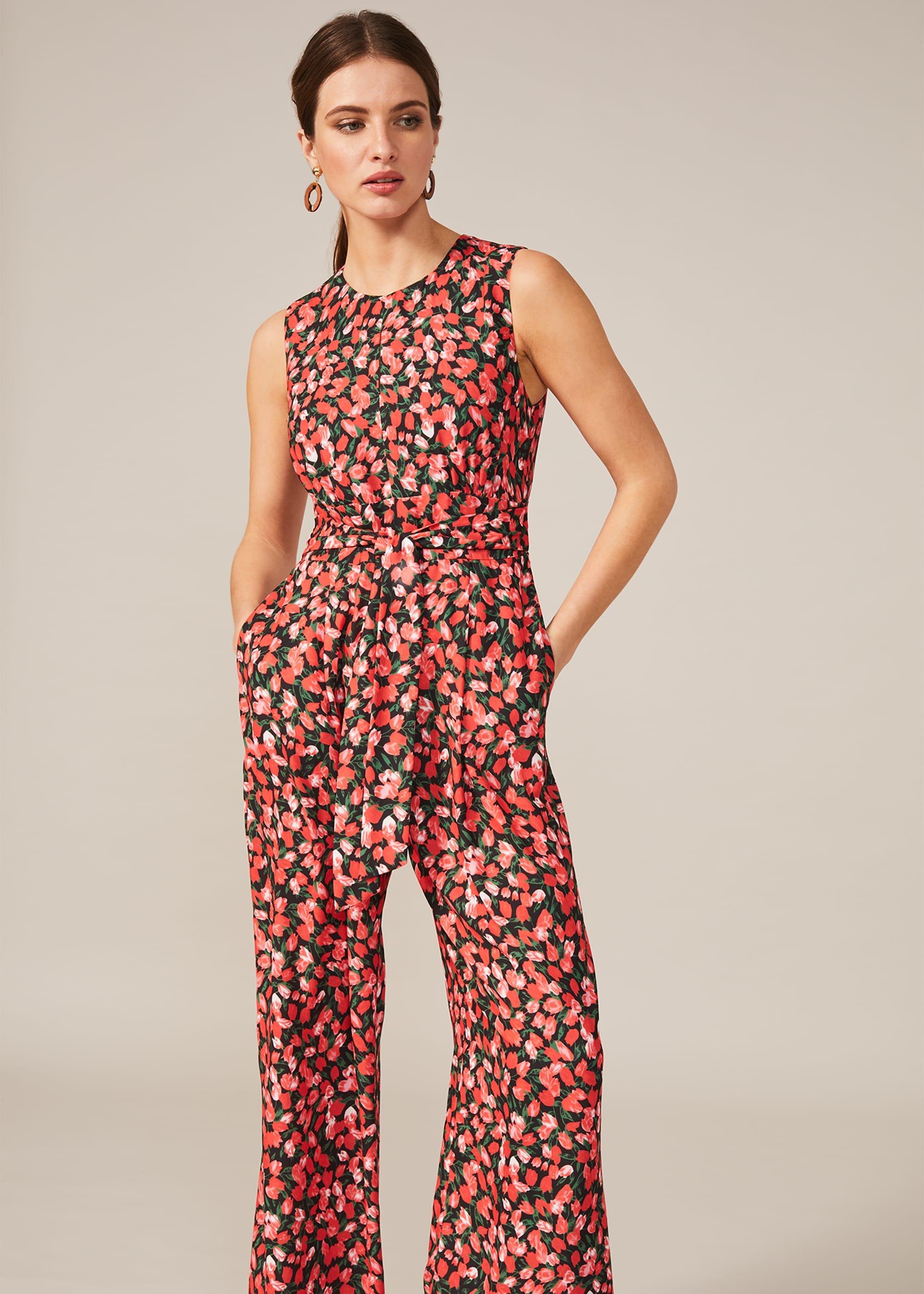 Catarina Heritage Tulip Print Jumpsuit