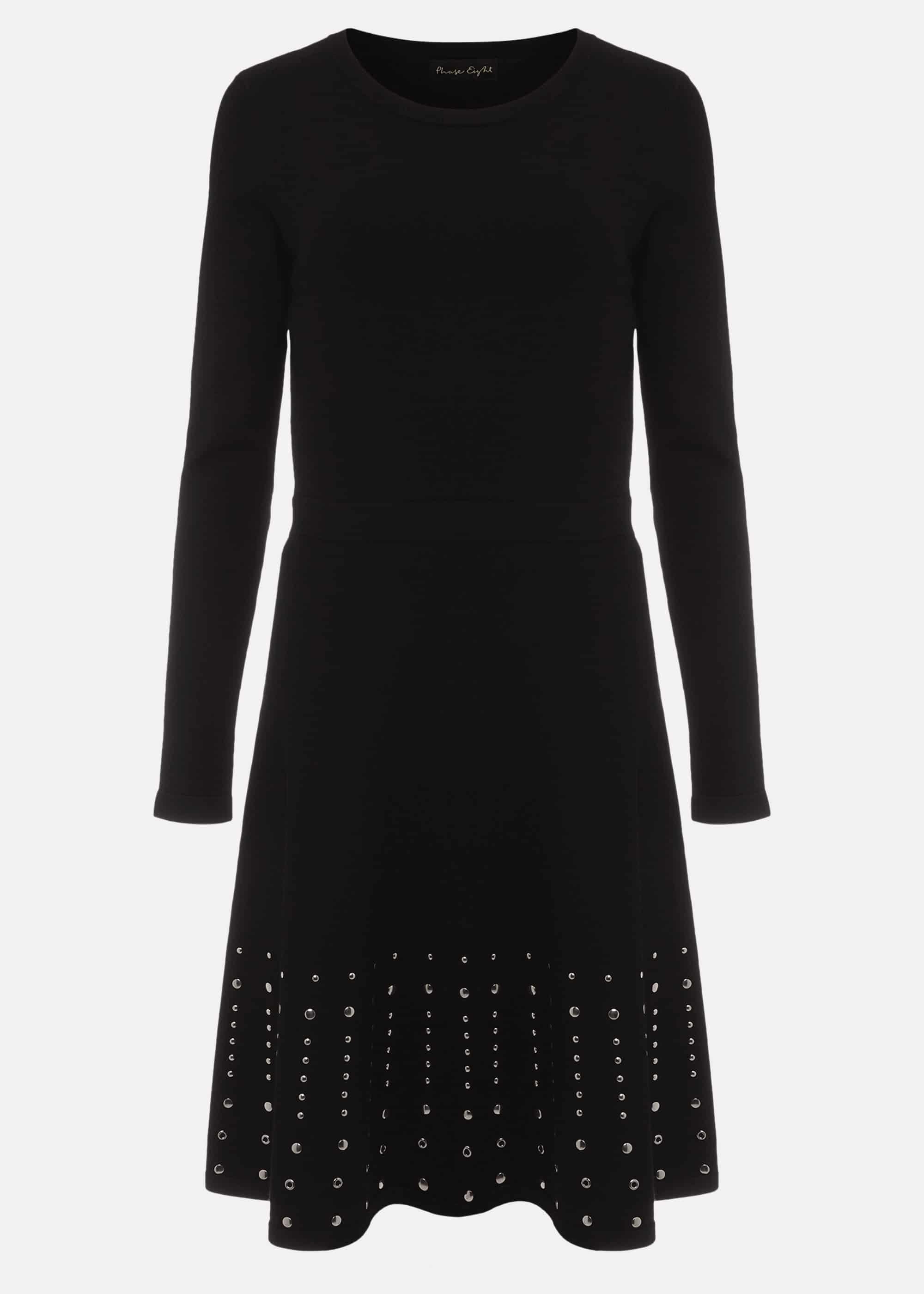 Accalia Stud Fit And Flare Dress
