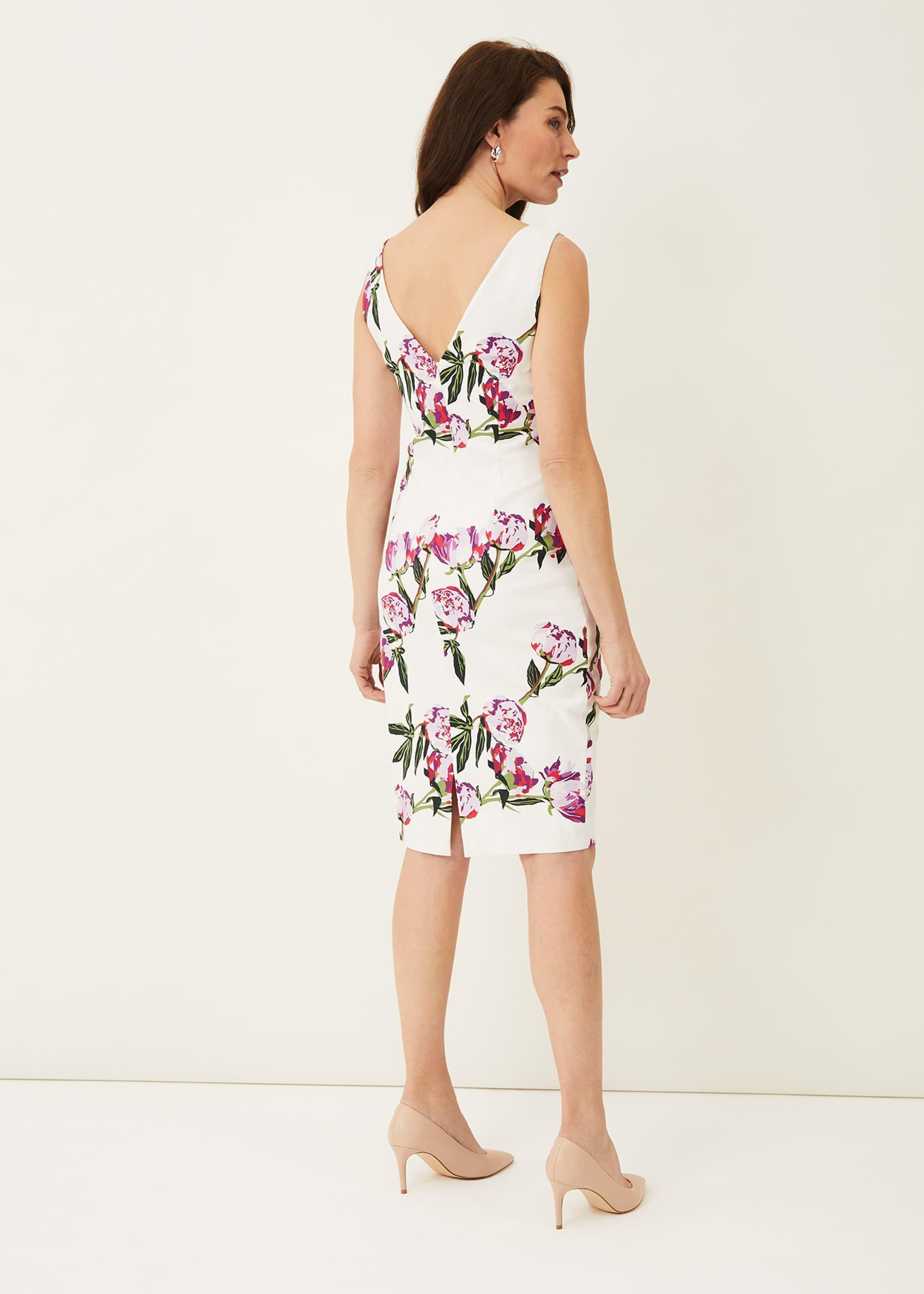 Rochella Peony Print Dress