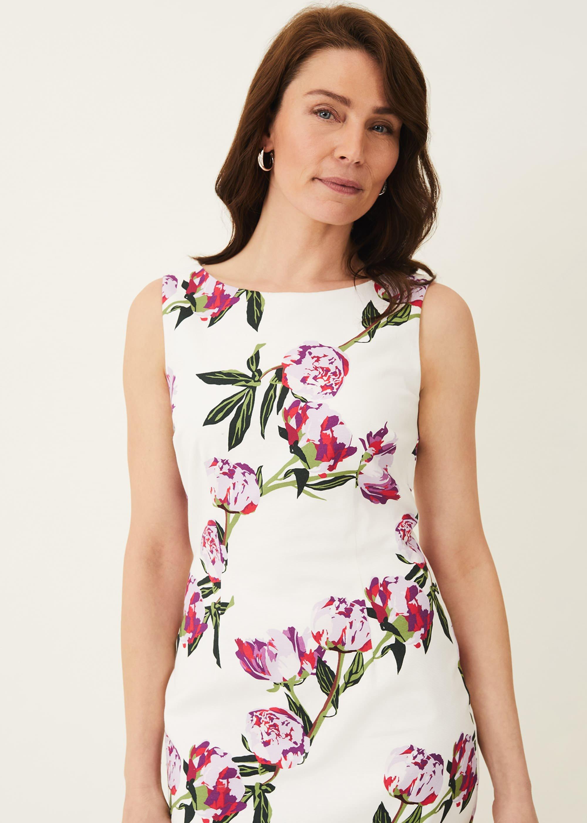 Rochella Peony Print Dress