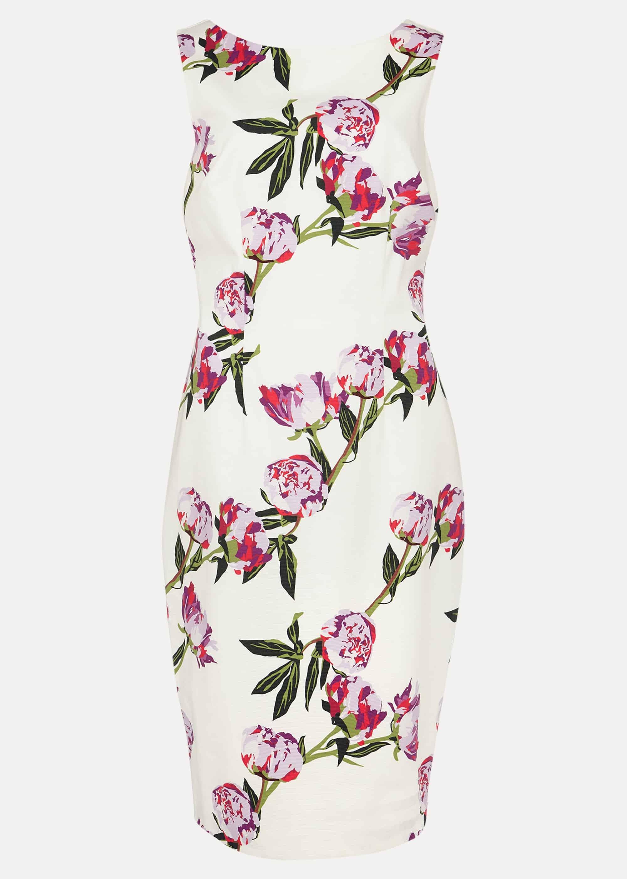 Rochella Peony Print Dress