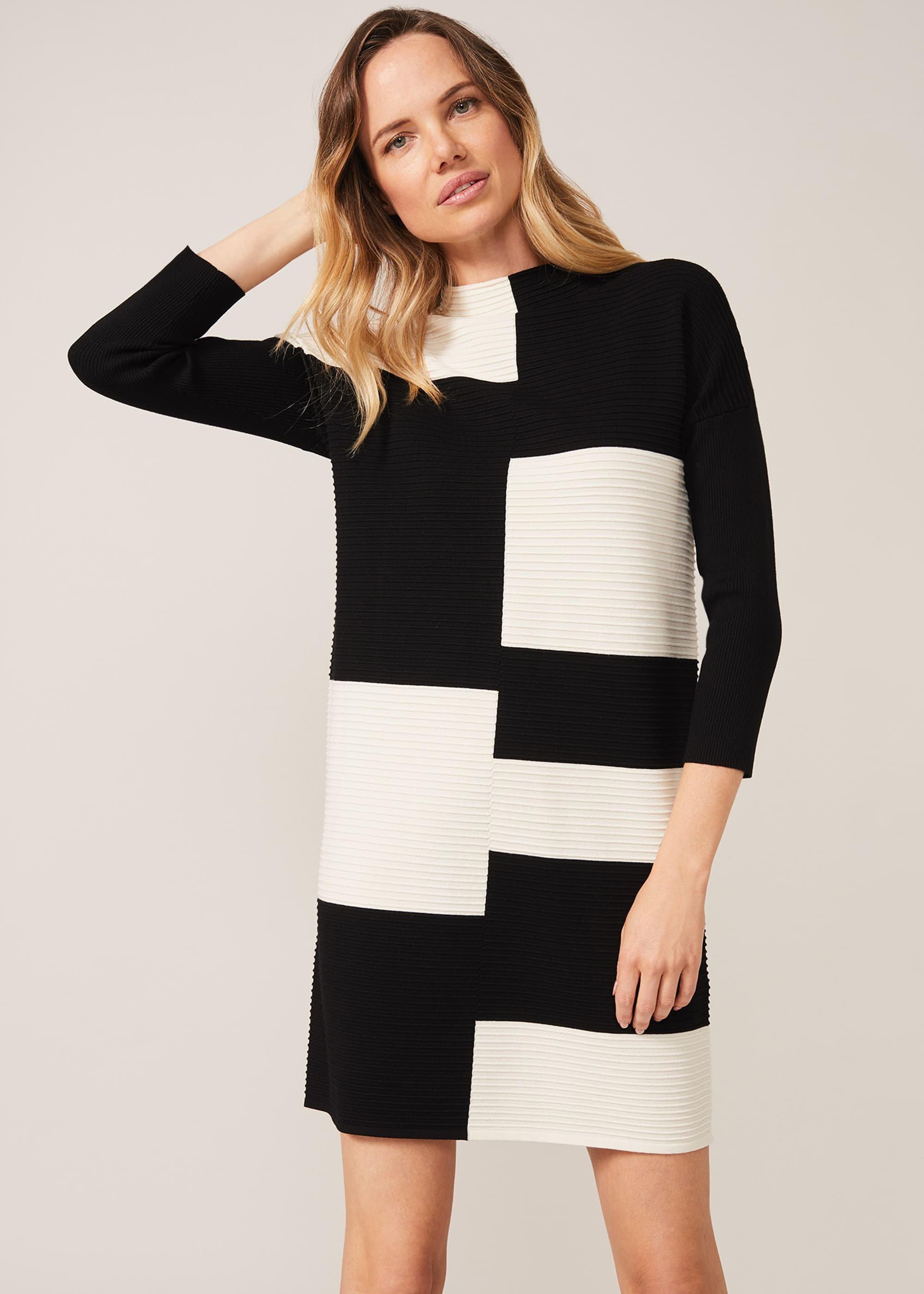 Severine Piano Block Dress