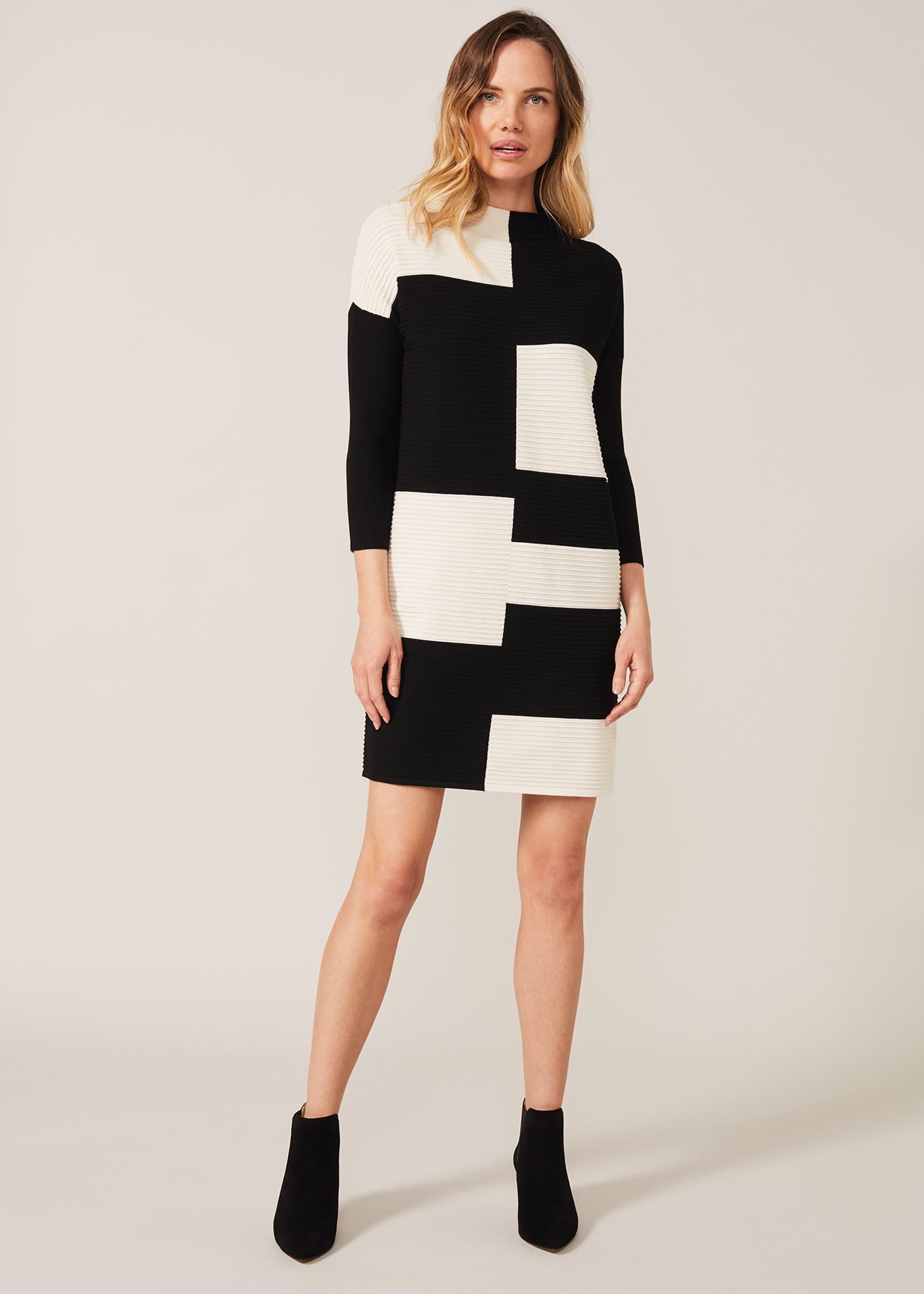 Severine Piano Block Dress