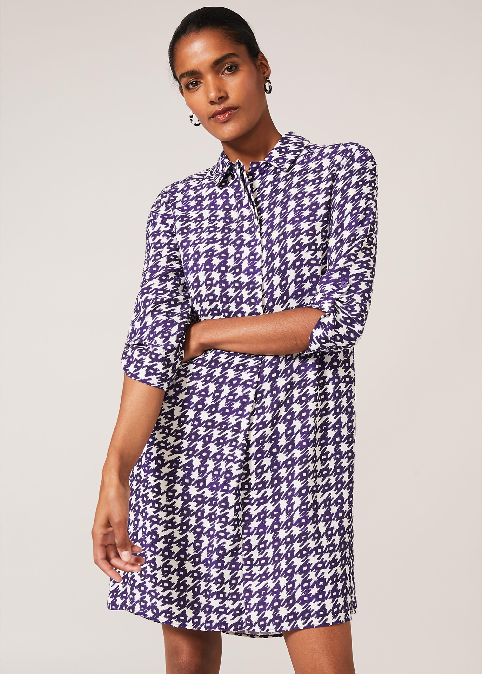 Ikat Shirt Dress