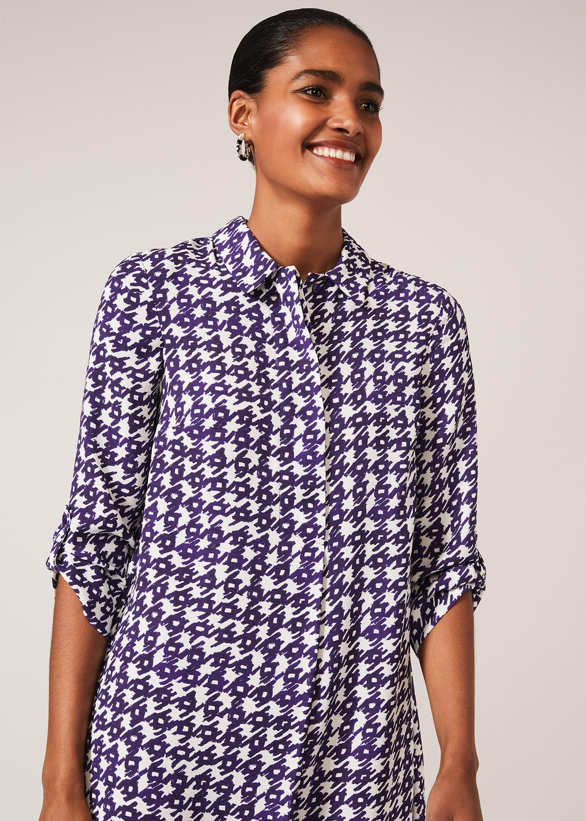 Ikat Shirt Dress