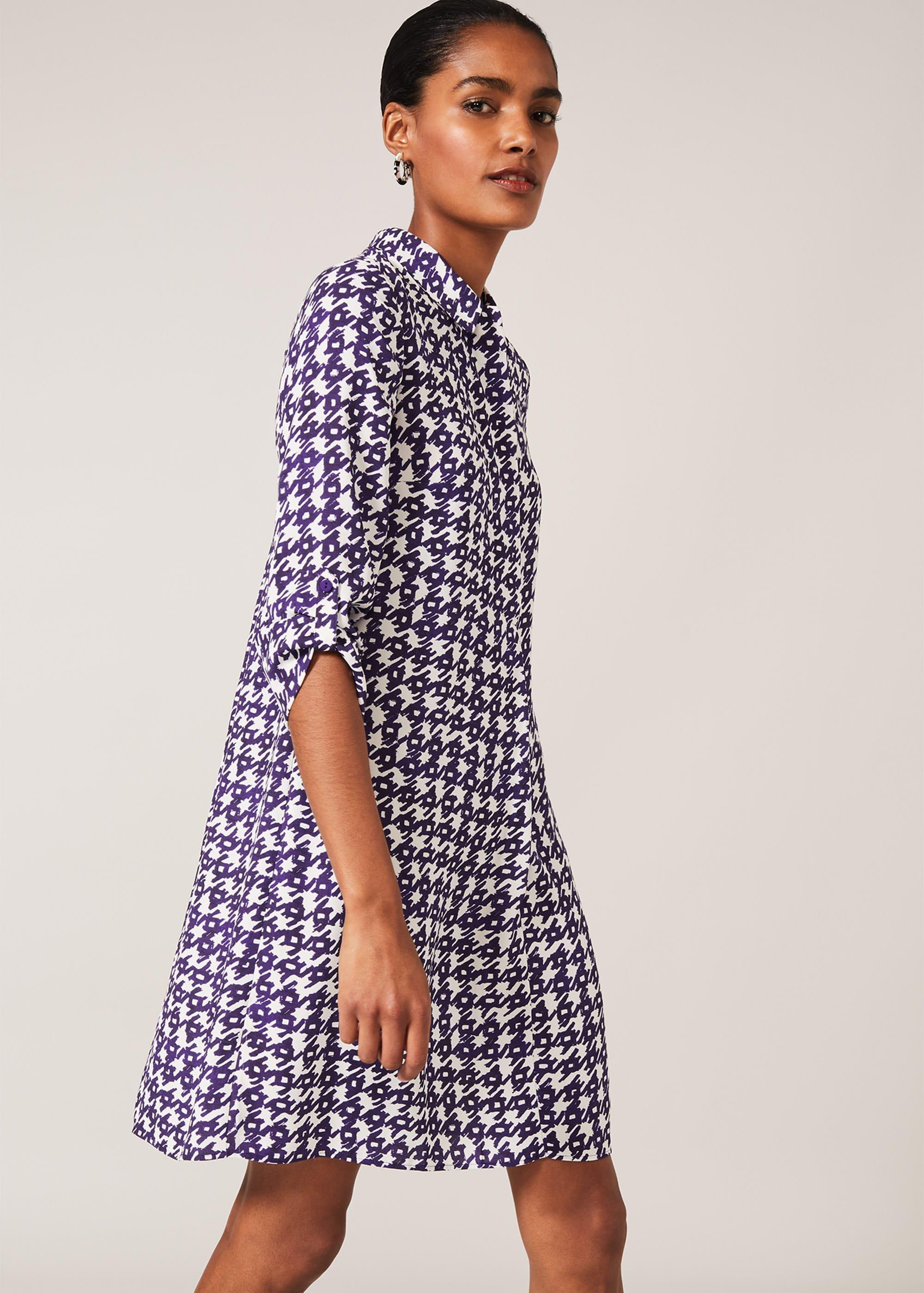 Ikat Shirt Dress