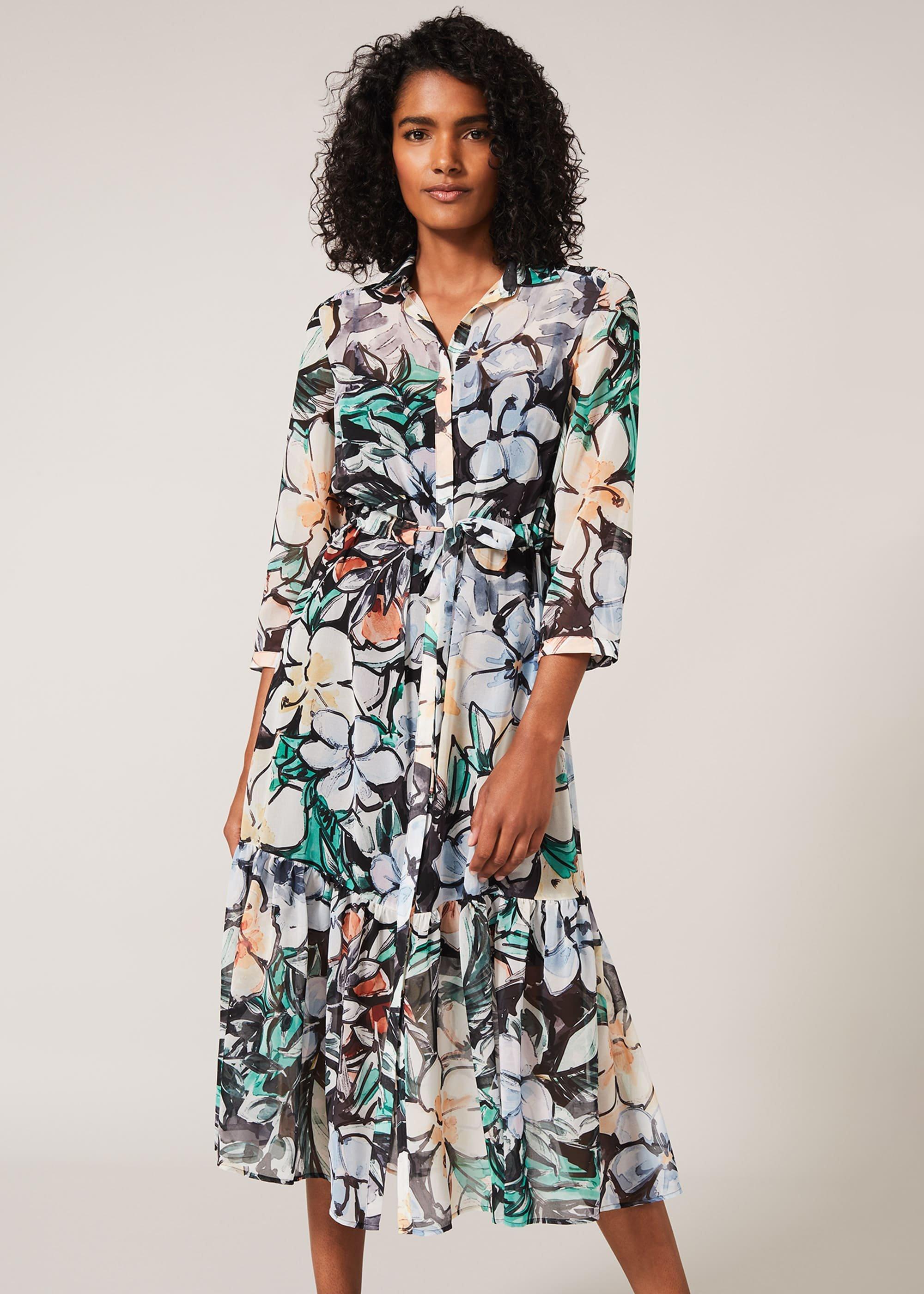 Kerria Floral Shirt Dress