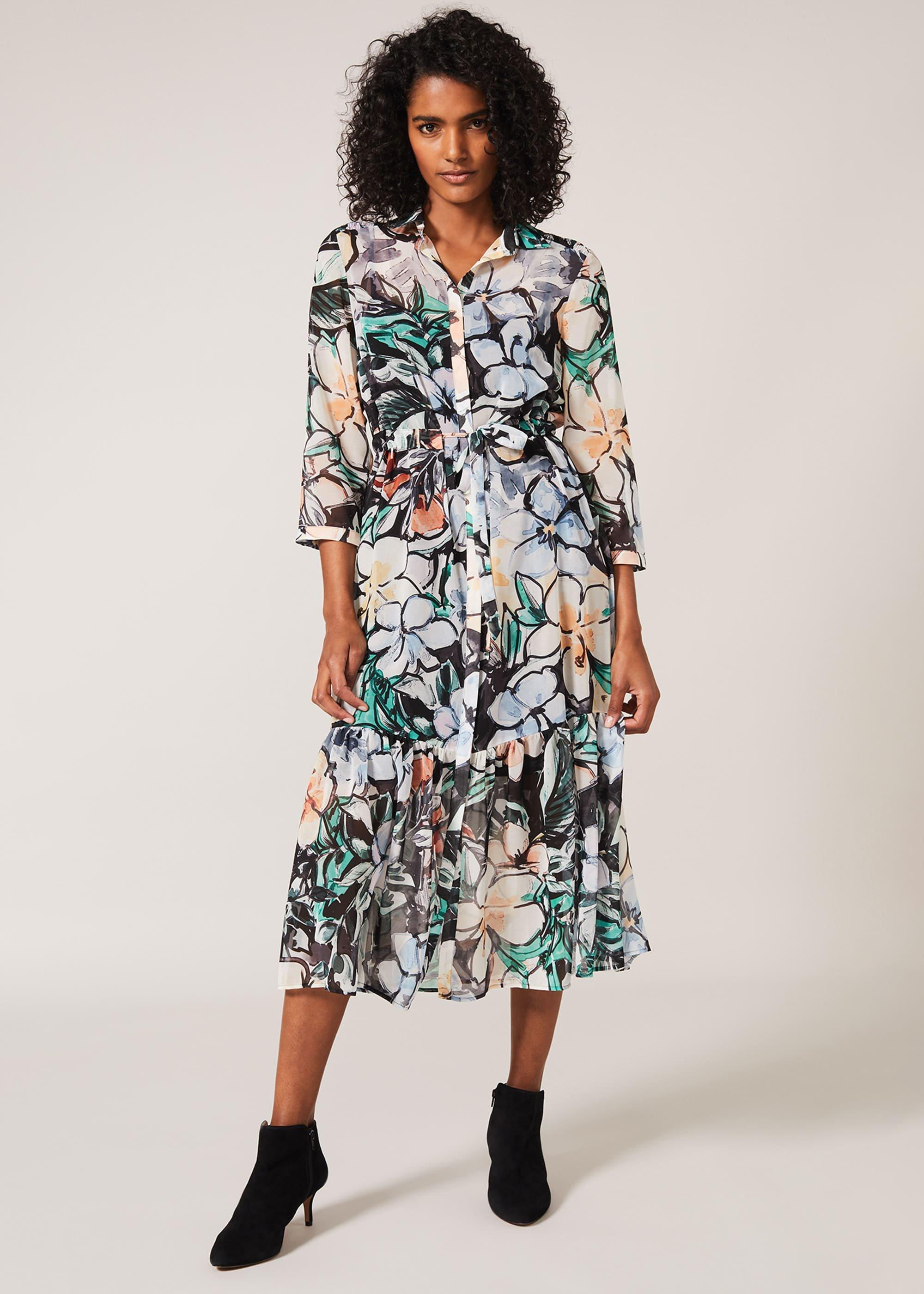 Kerria Floral Shirt Dress