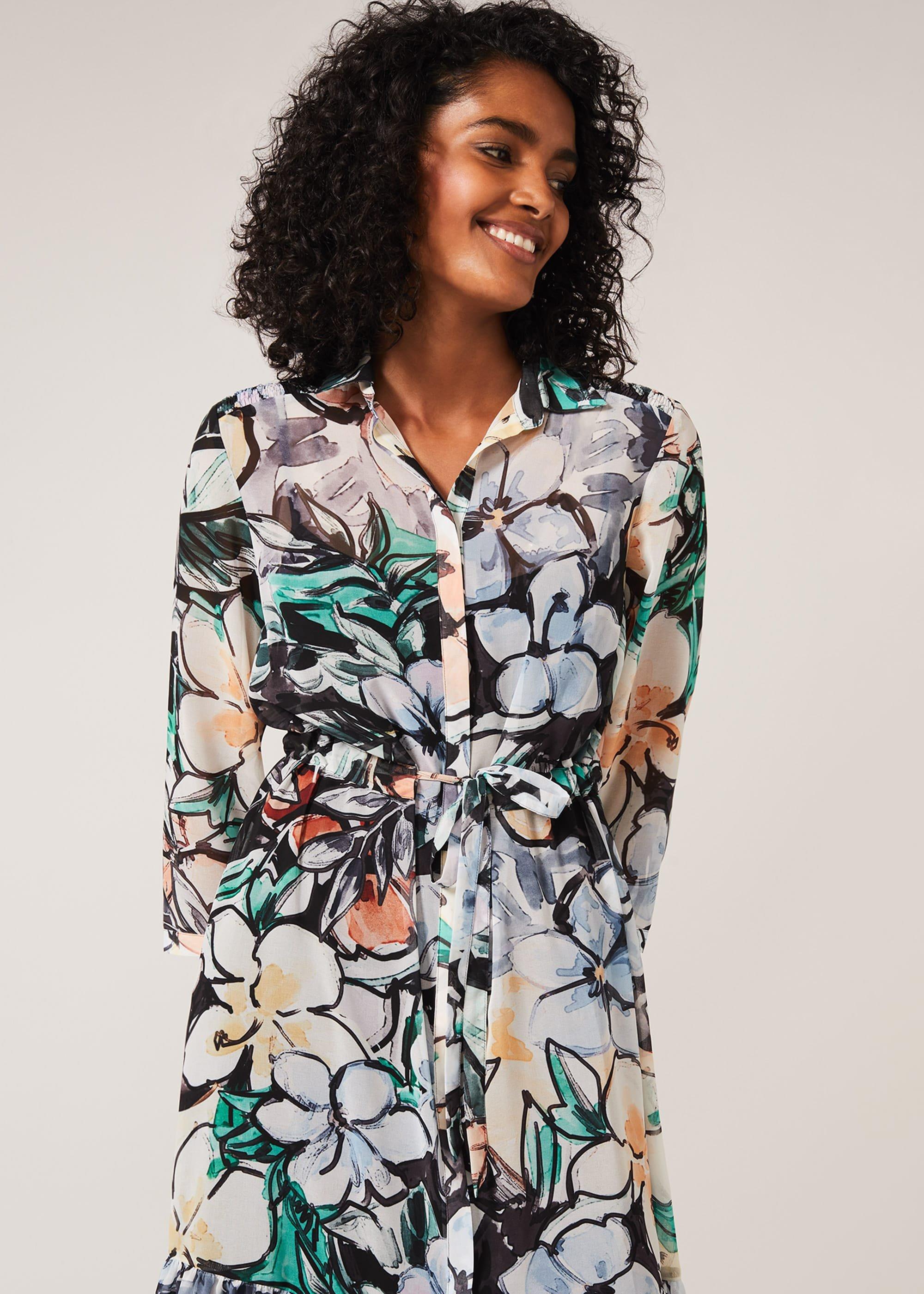 Kerria Floral Shirt Dress