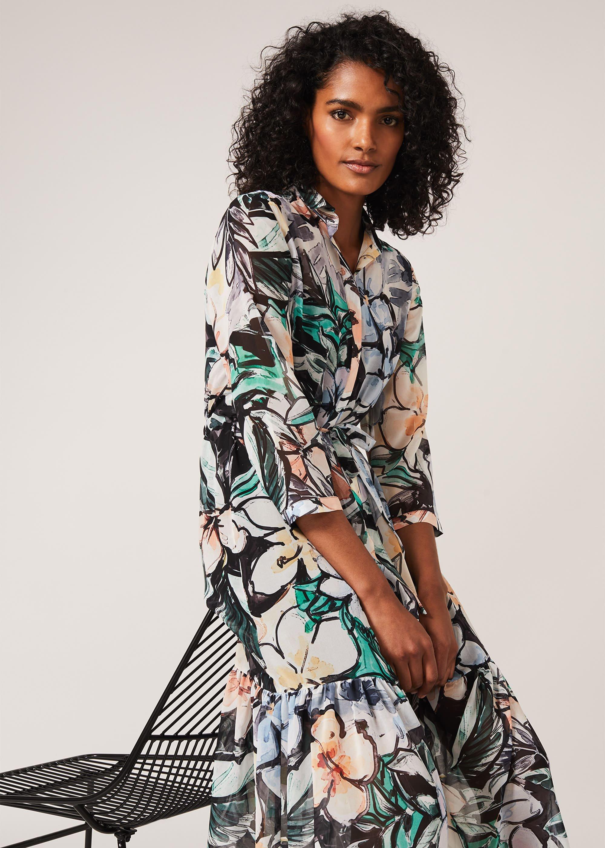 Kerria Floral Shirt Dress