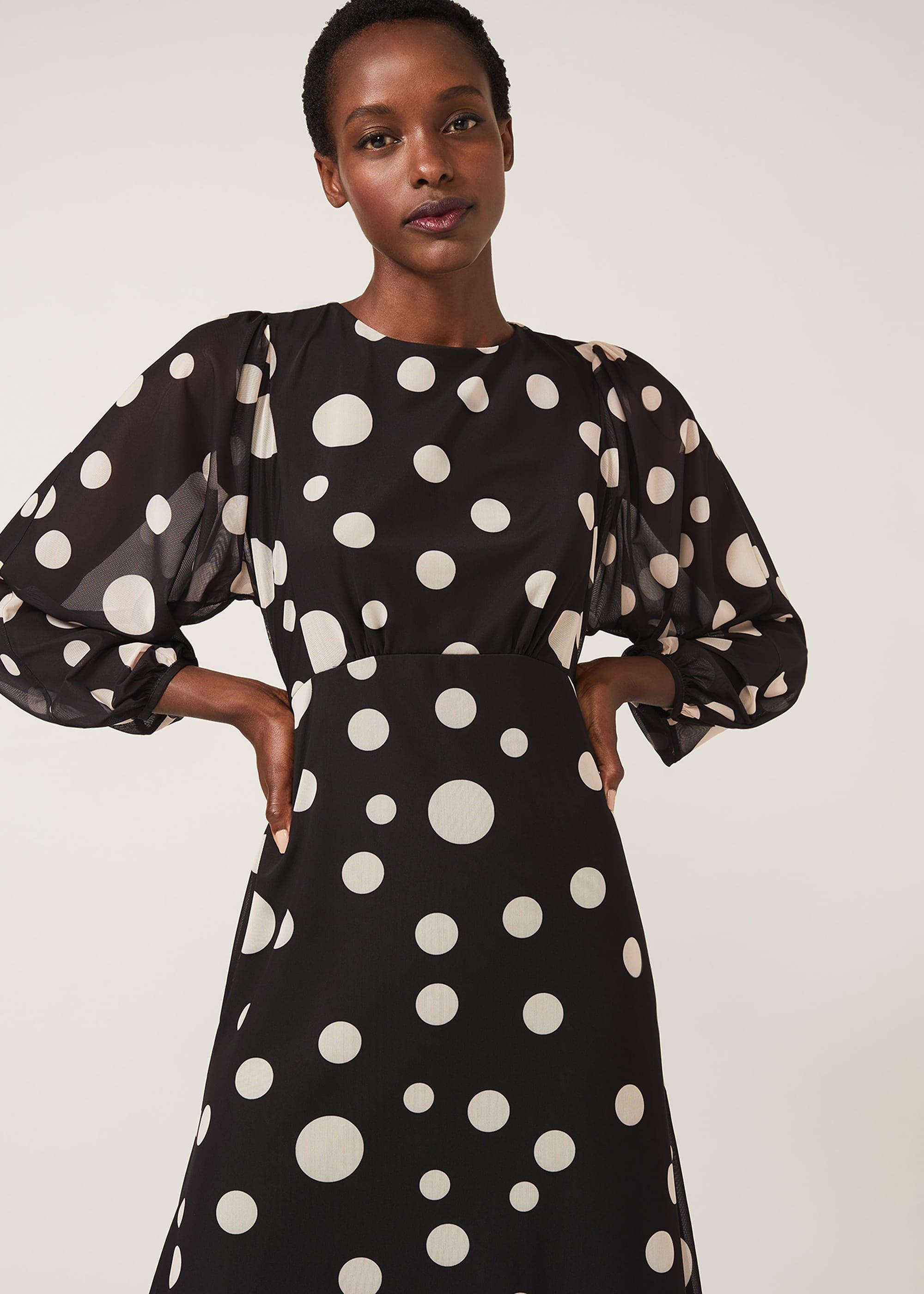 Vita Spot Print Jersey Dress