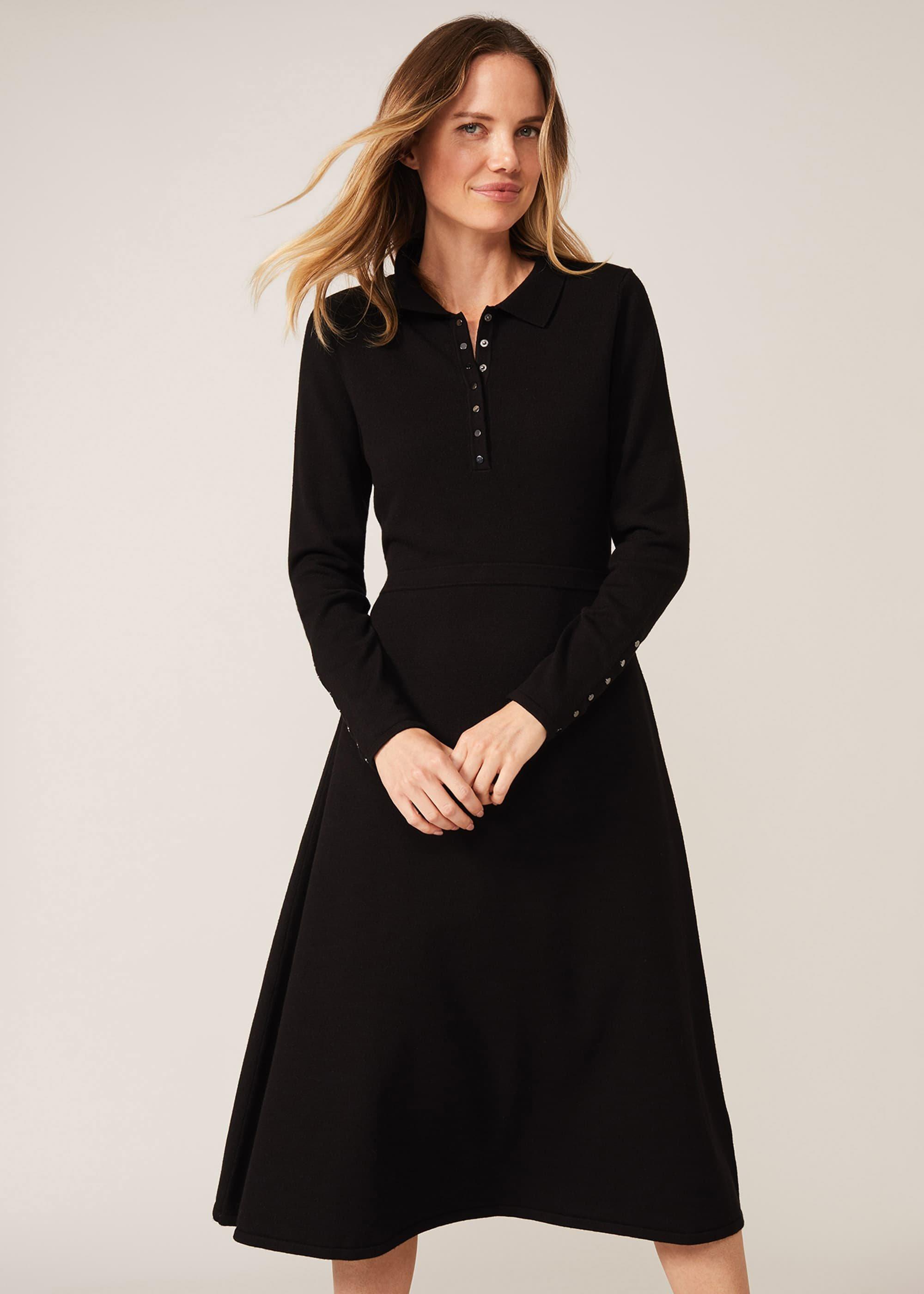 Paulan Fit And Flare Knitted Dress