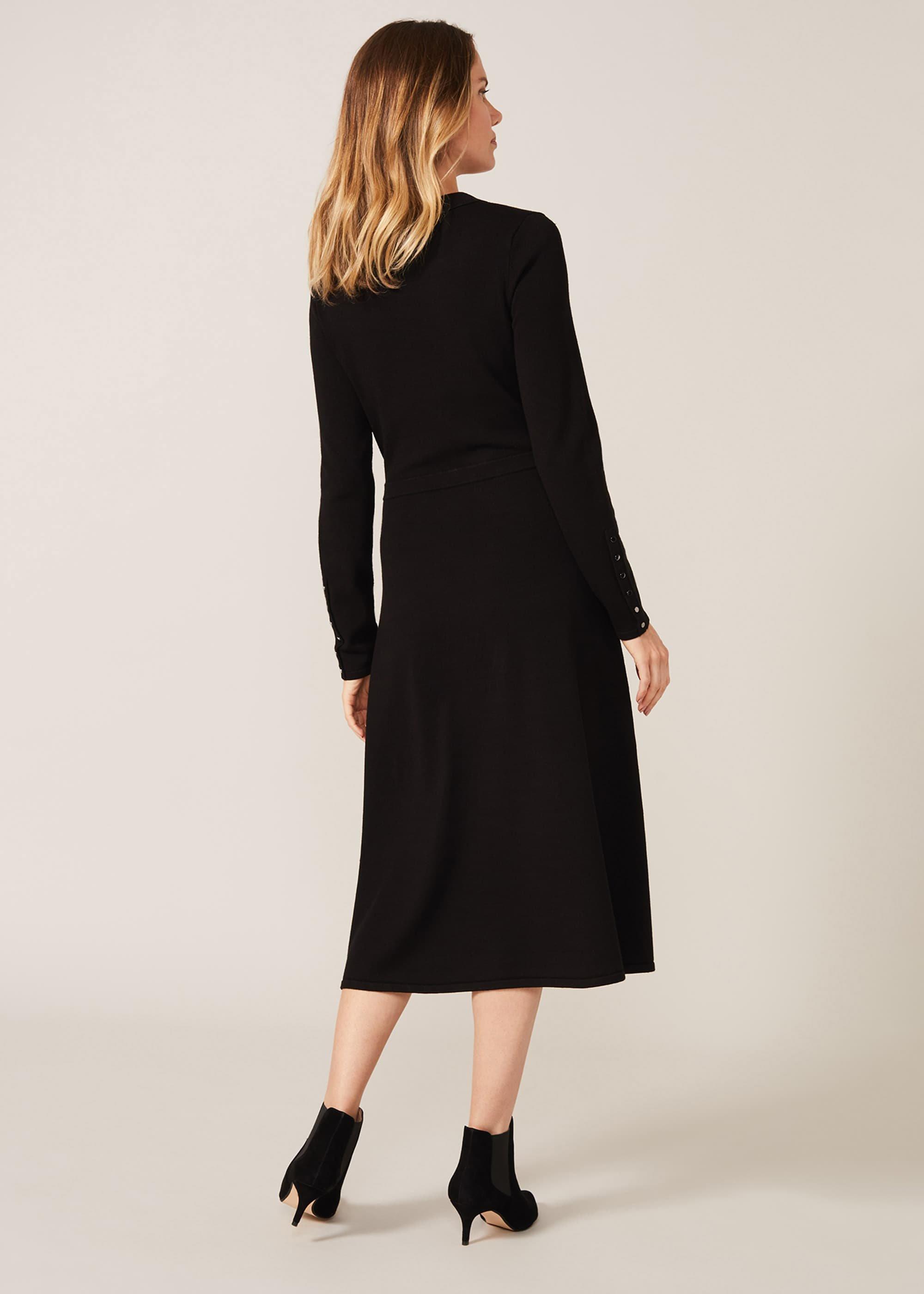 Paulan Fit And Flare Knitted Dress