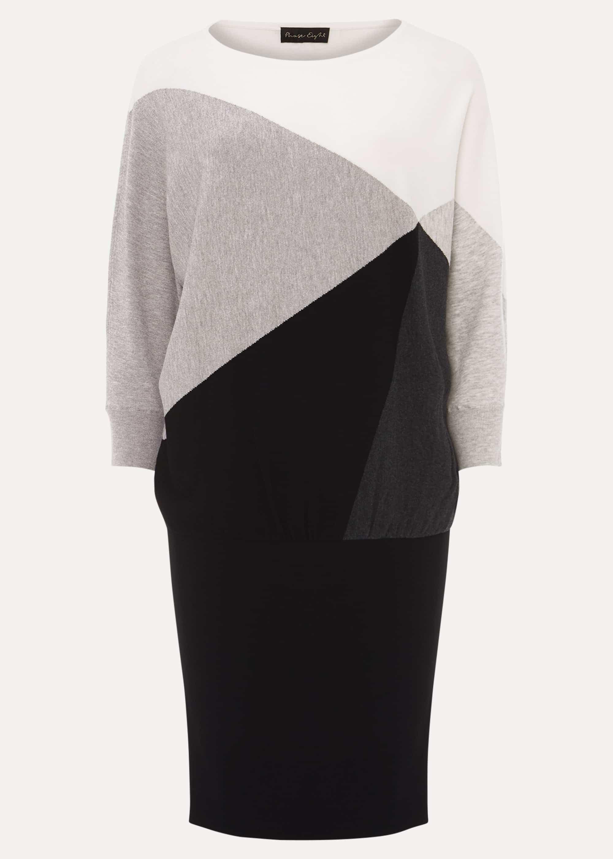 Alia Colourblock Knit Dress