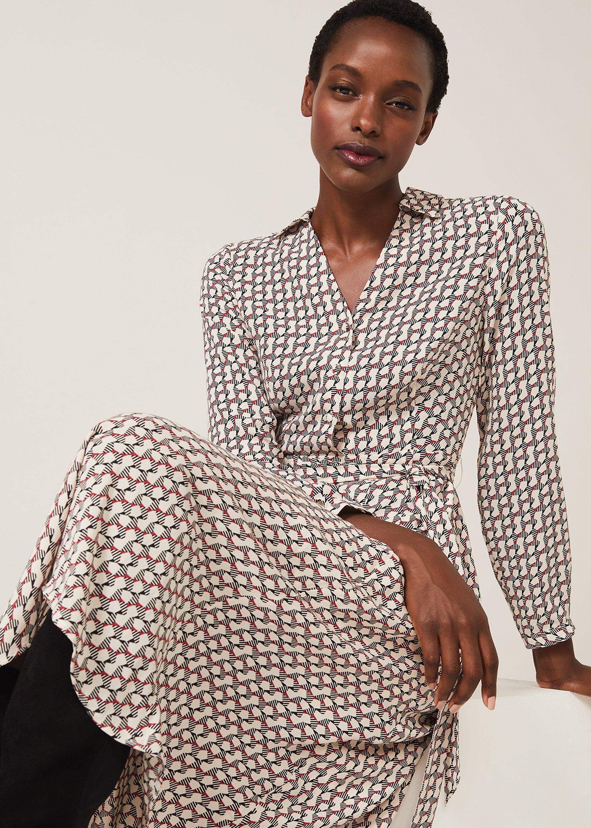 ${product-id}-Nellie Geometric Print Dress-Neutral-${view-type}