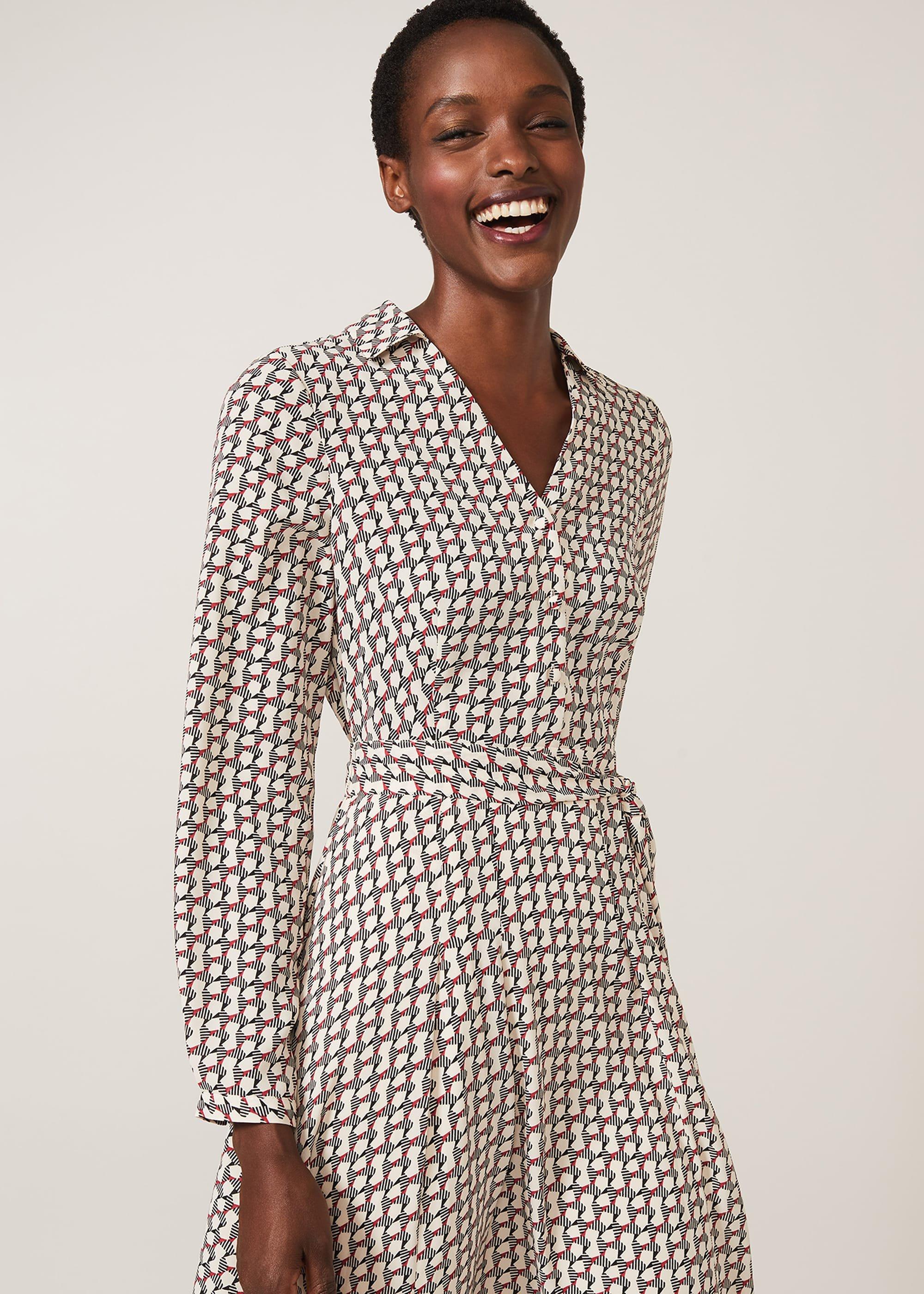 Nellie Geometric Print Dress