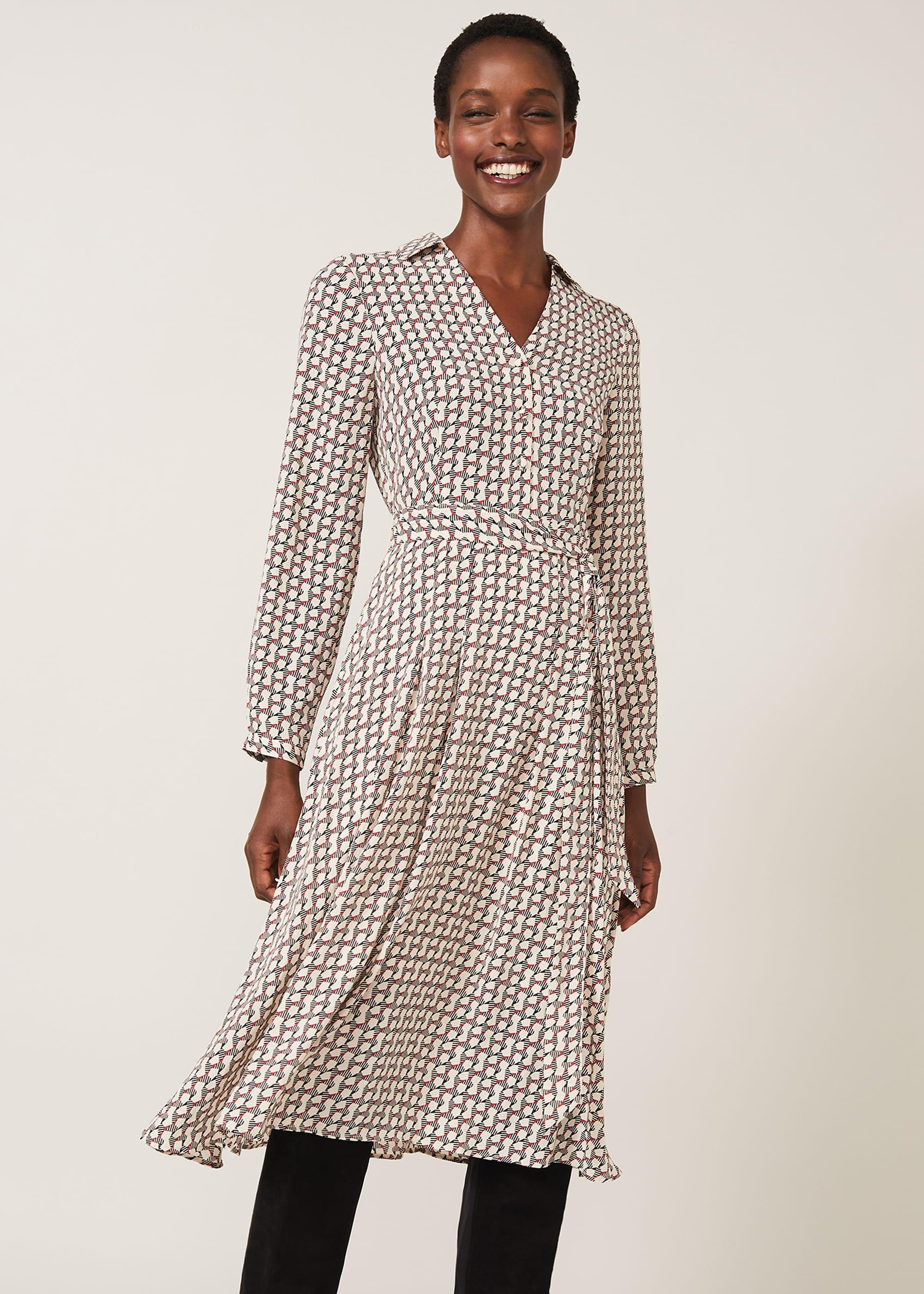 Nellie Geometric Print Dress