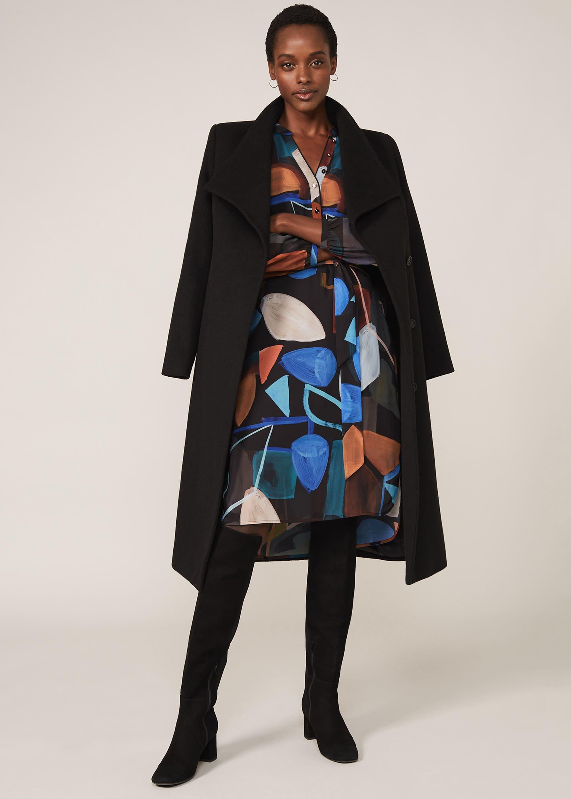 Nemi Shapes Chiffon Dress