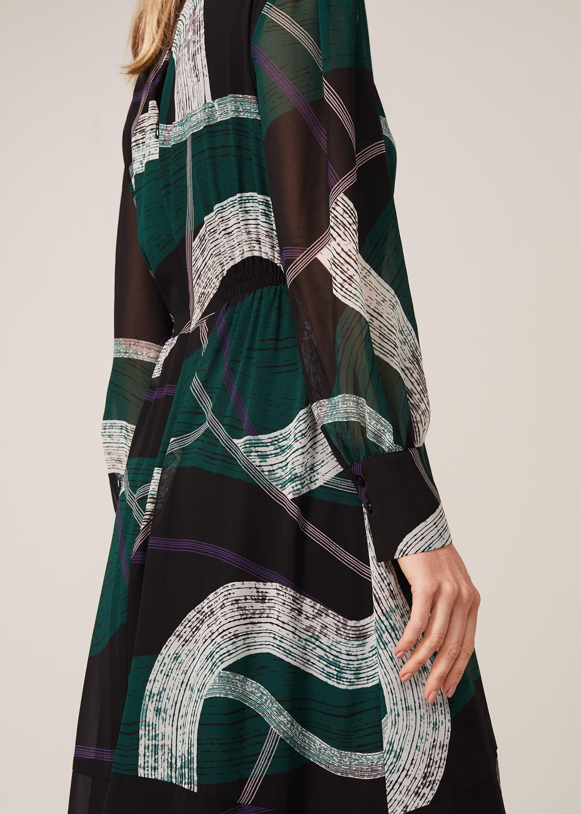Saoirse Swirls Chiffon Dress