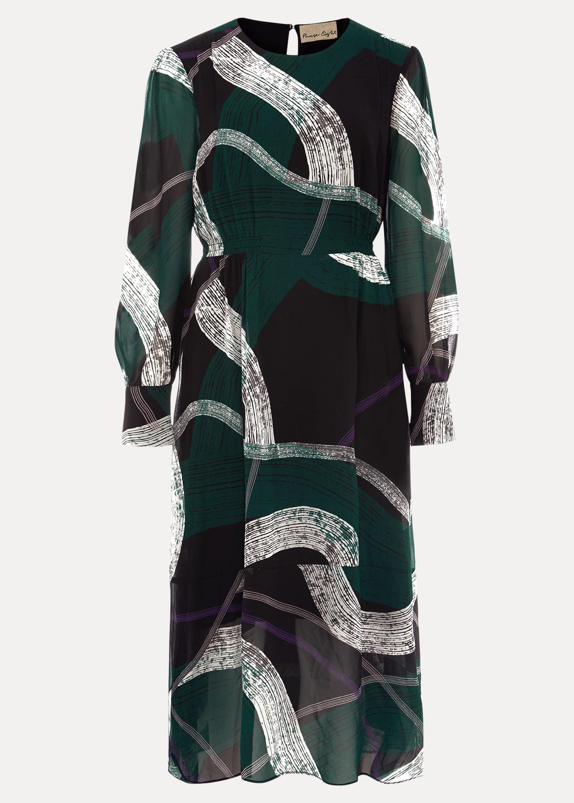 Saoirse Swirls Chiffon Dress
