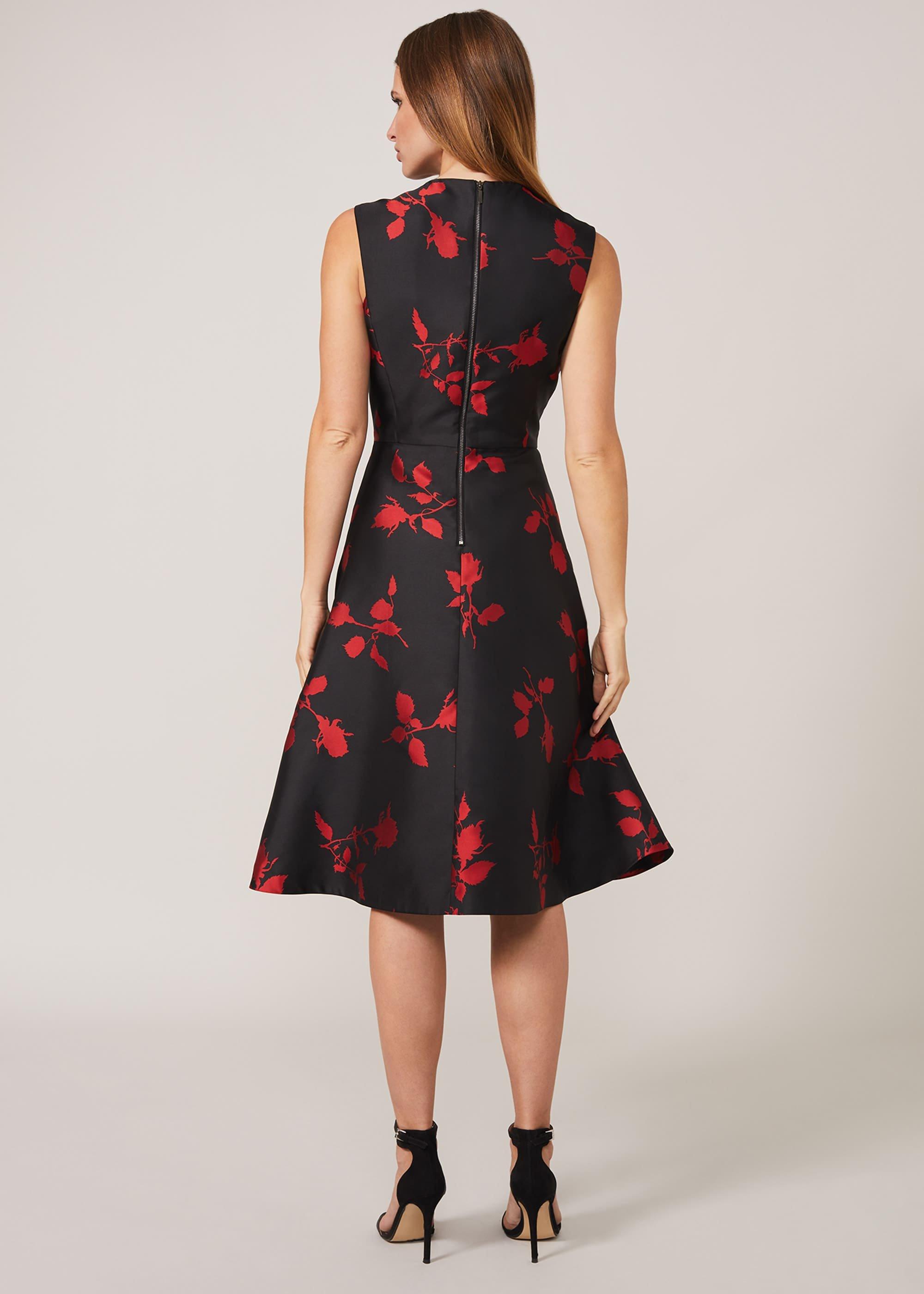 Jordyn Floral Jacquard Dress