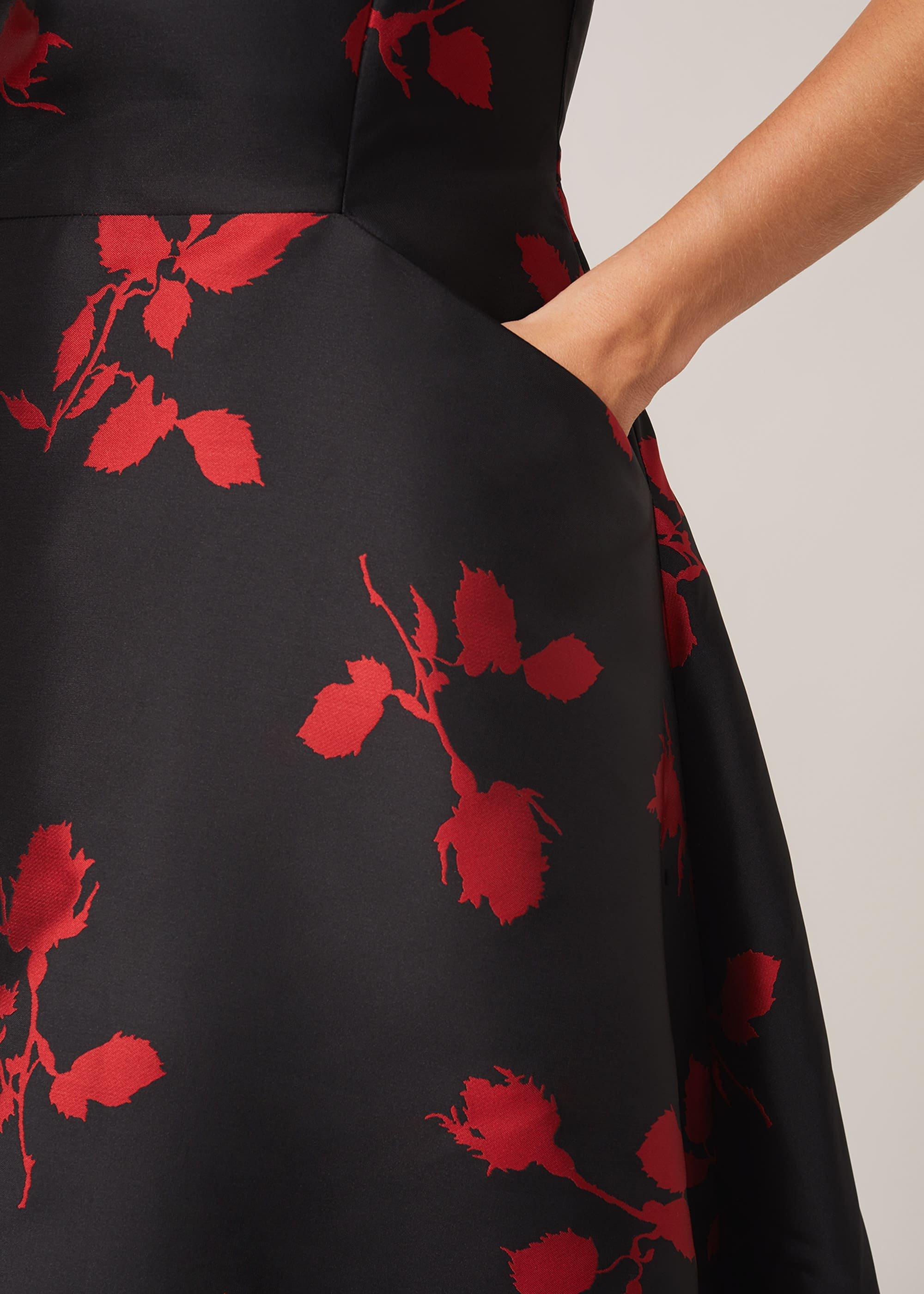 Jordyn Floral Jacquard Dress
