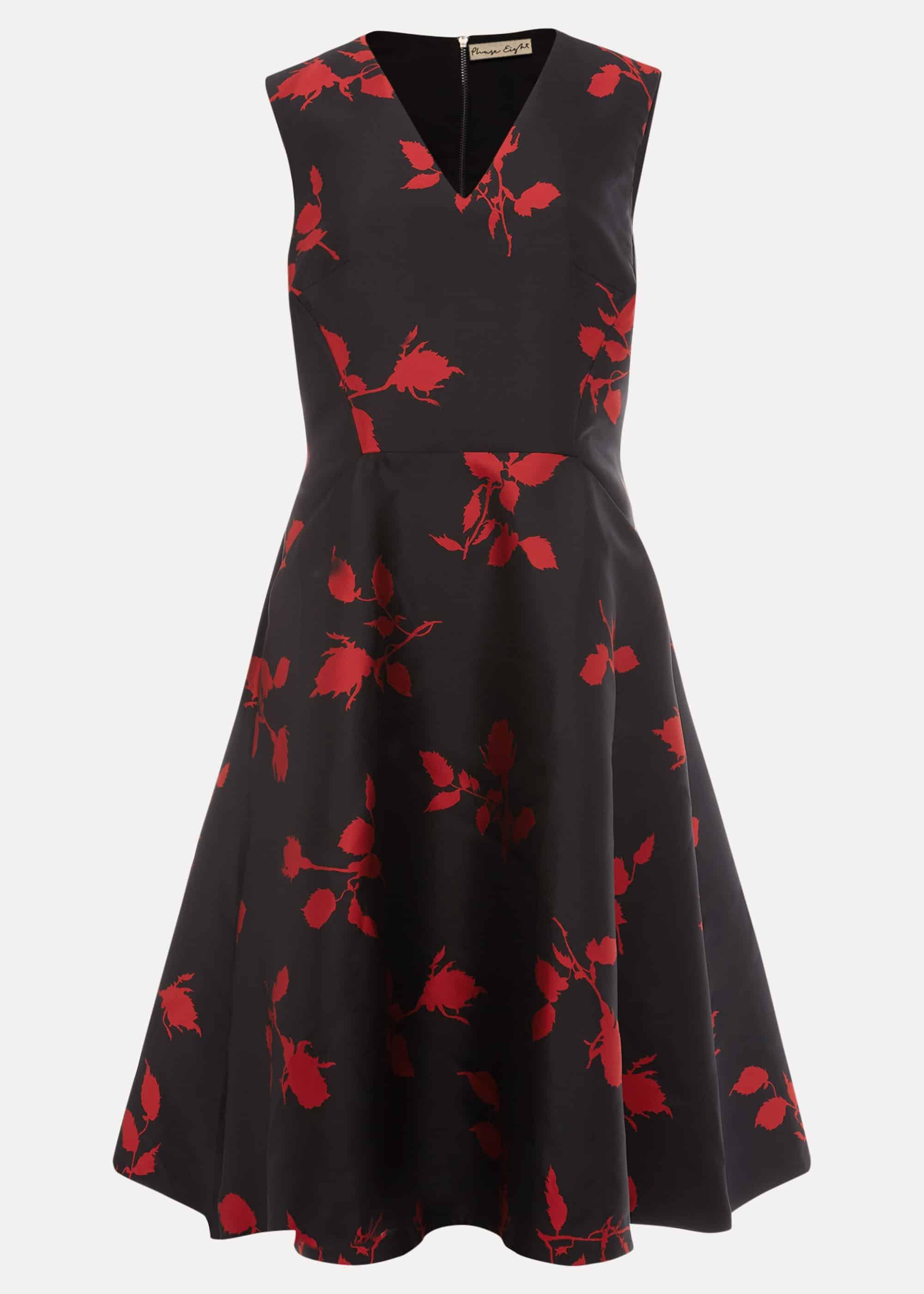 Jordyn Floral Jacquard Dress