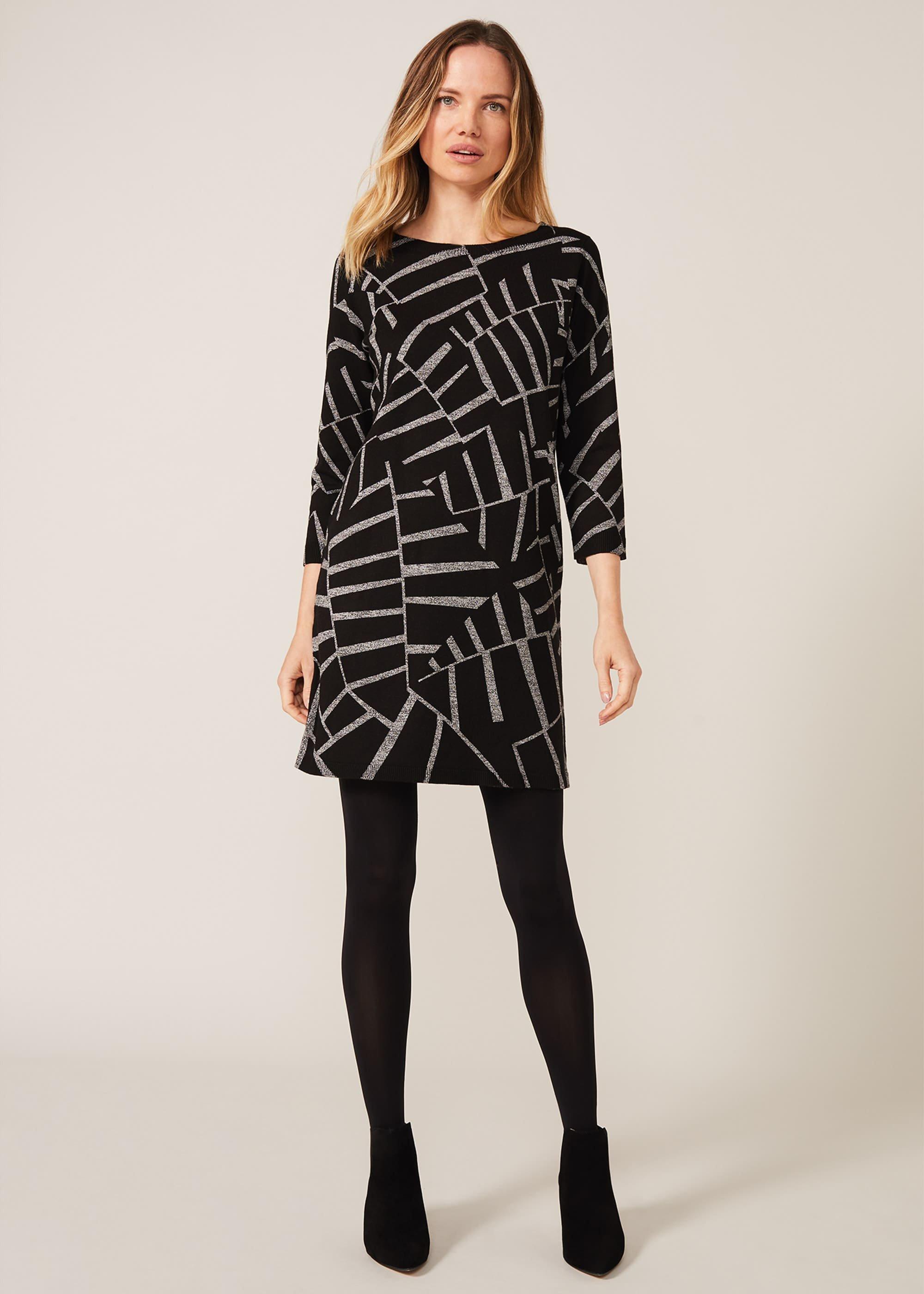 Marthe Abstract Print Knit Dress