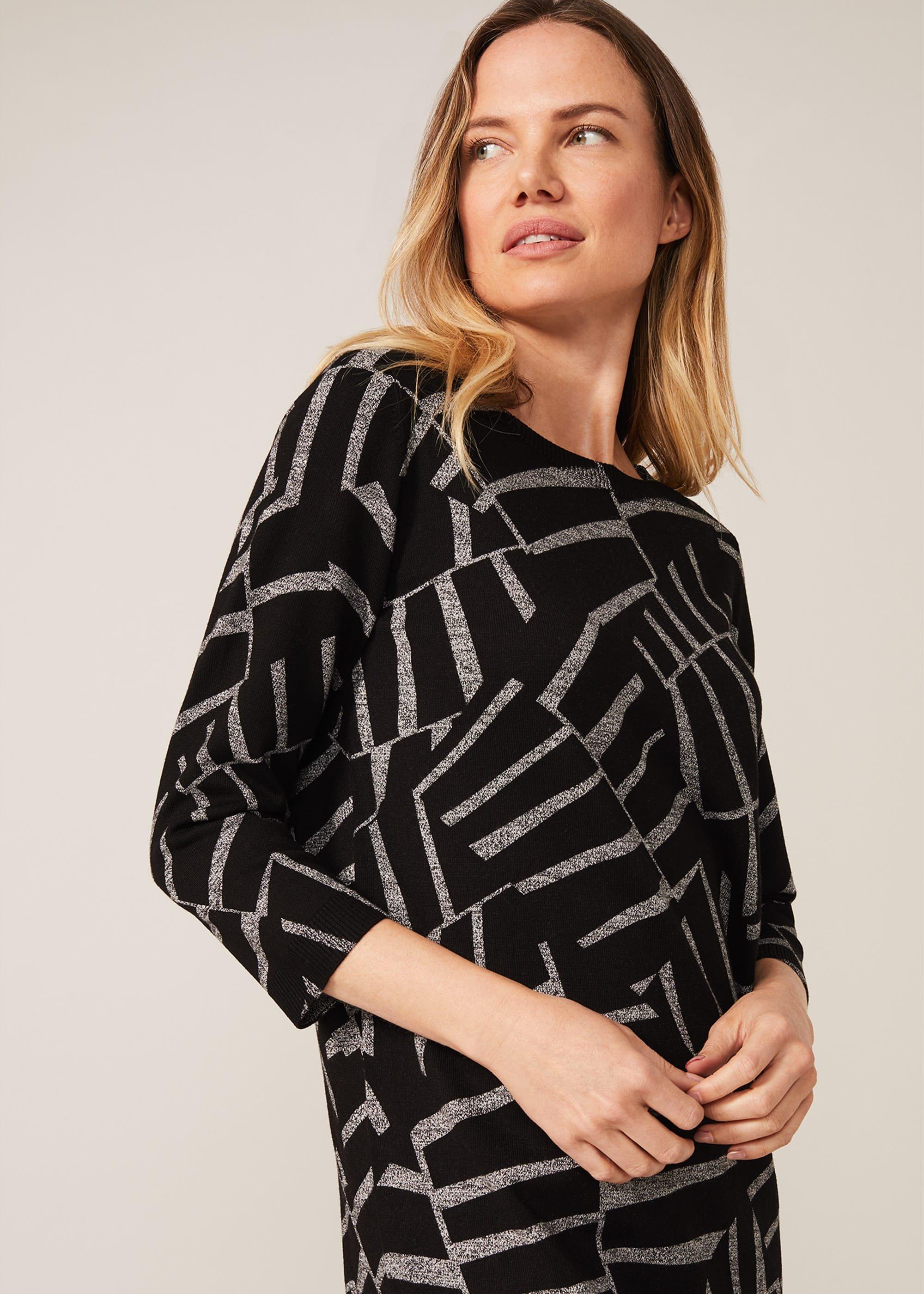 Marthe Abstract Print Knit Dress