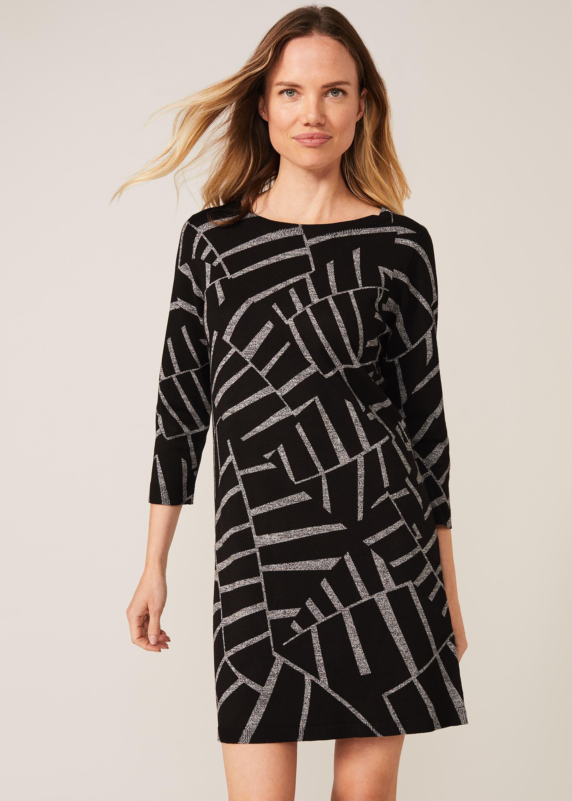 Marthe Abstract Print Knit Dress