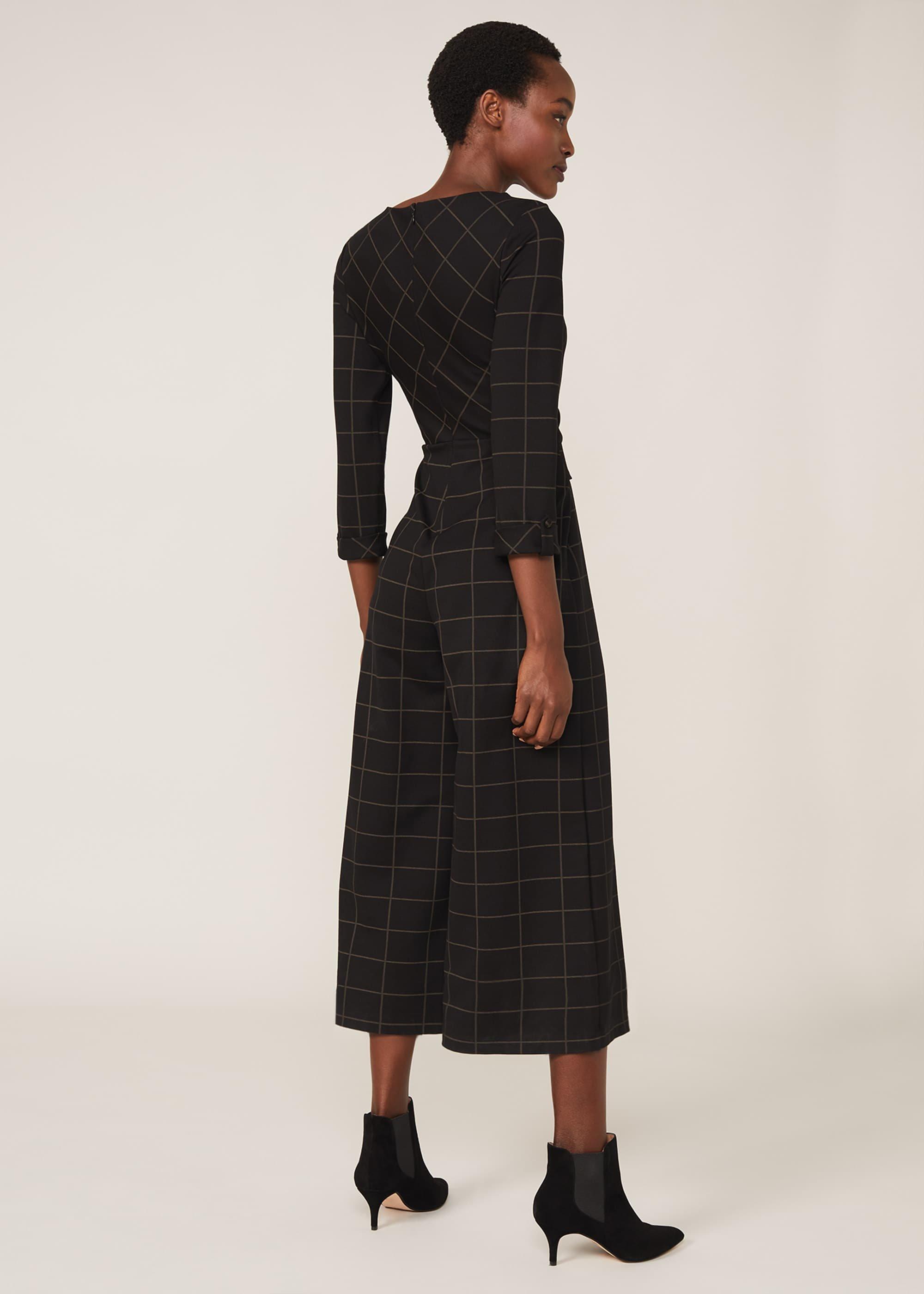 Alesha Check Jumpsuit