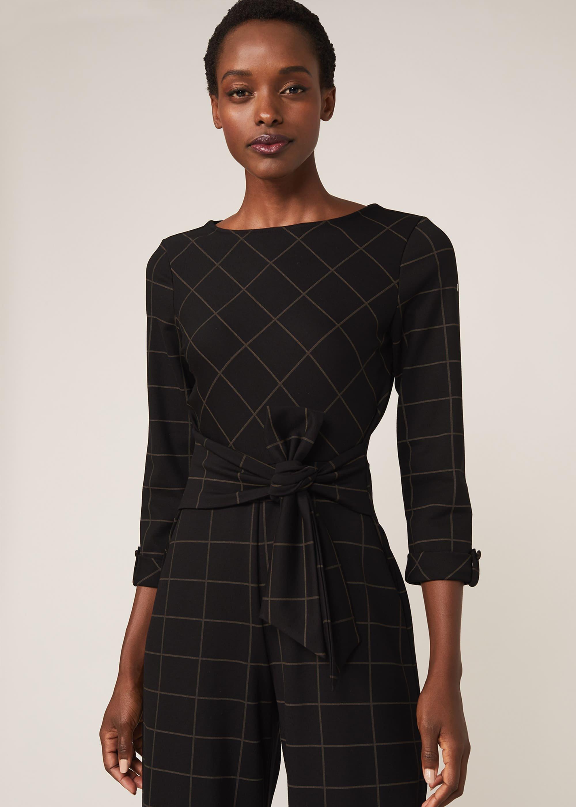 Alesha Check Jumpsuit