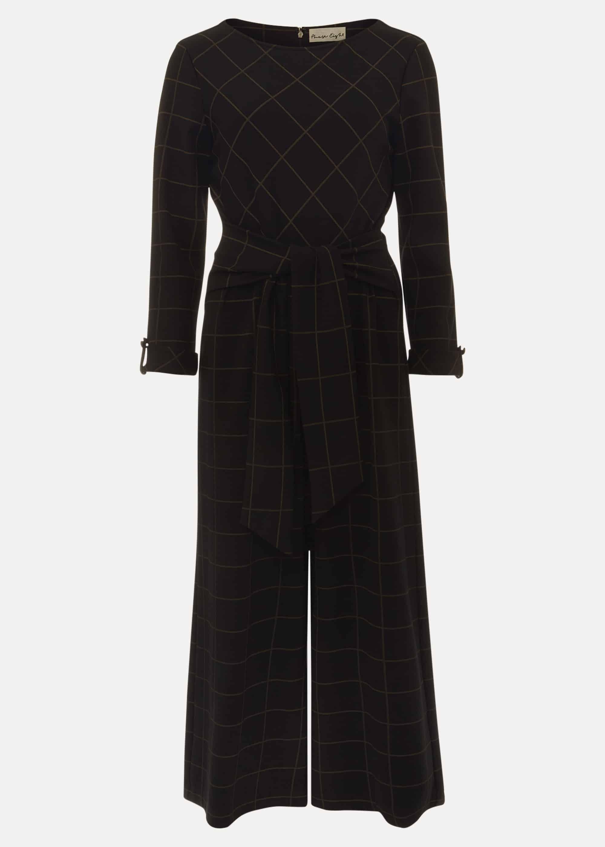 Alesha Check Jumpsuit