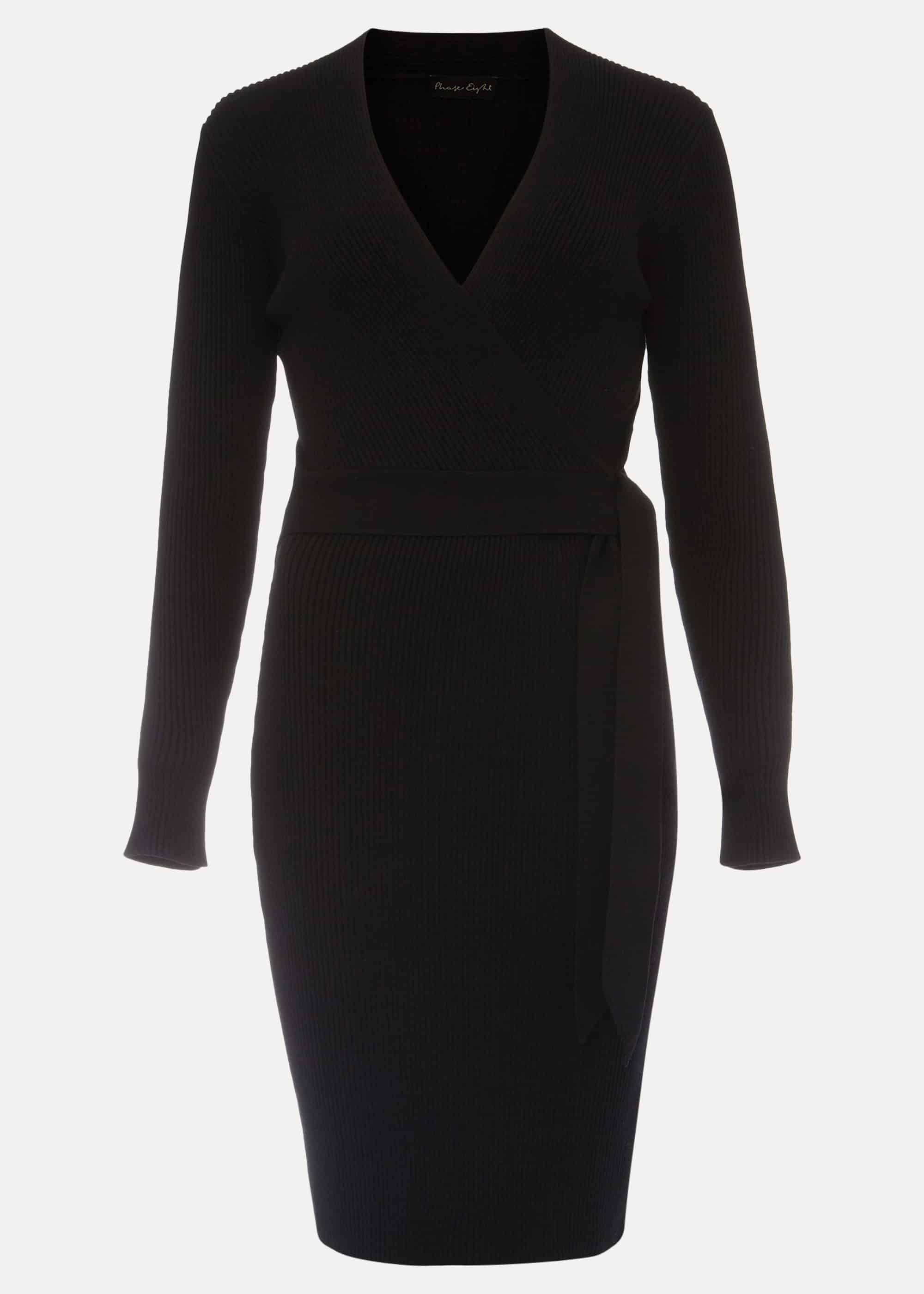 Oliv Rib Wrap Dress
