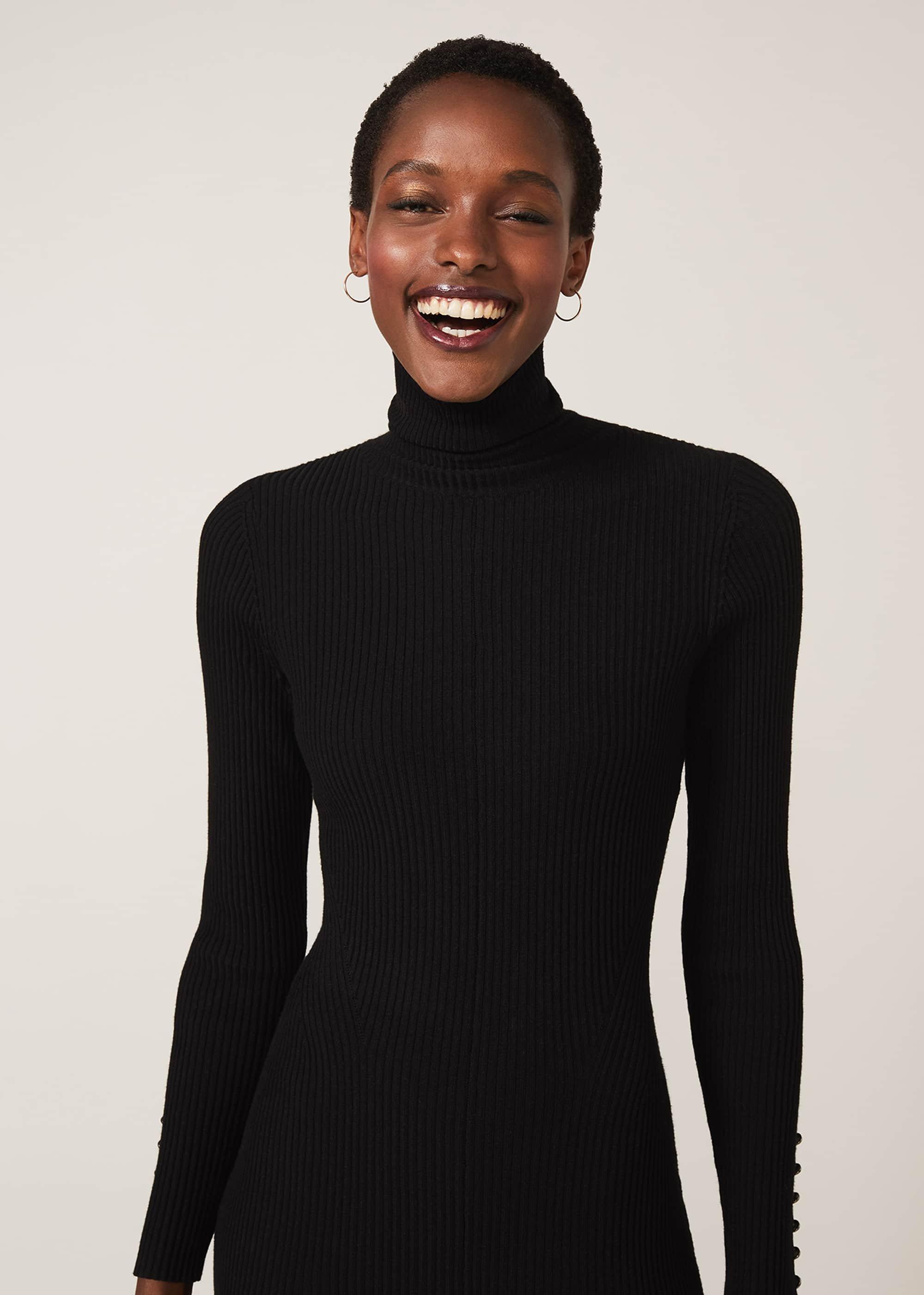 Kai Knitted Roll Neck Dress