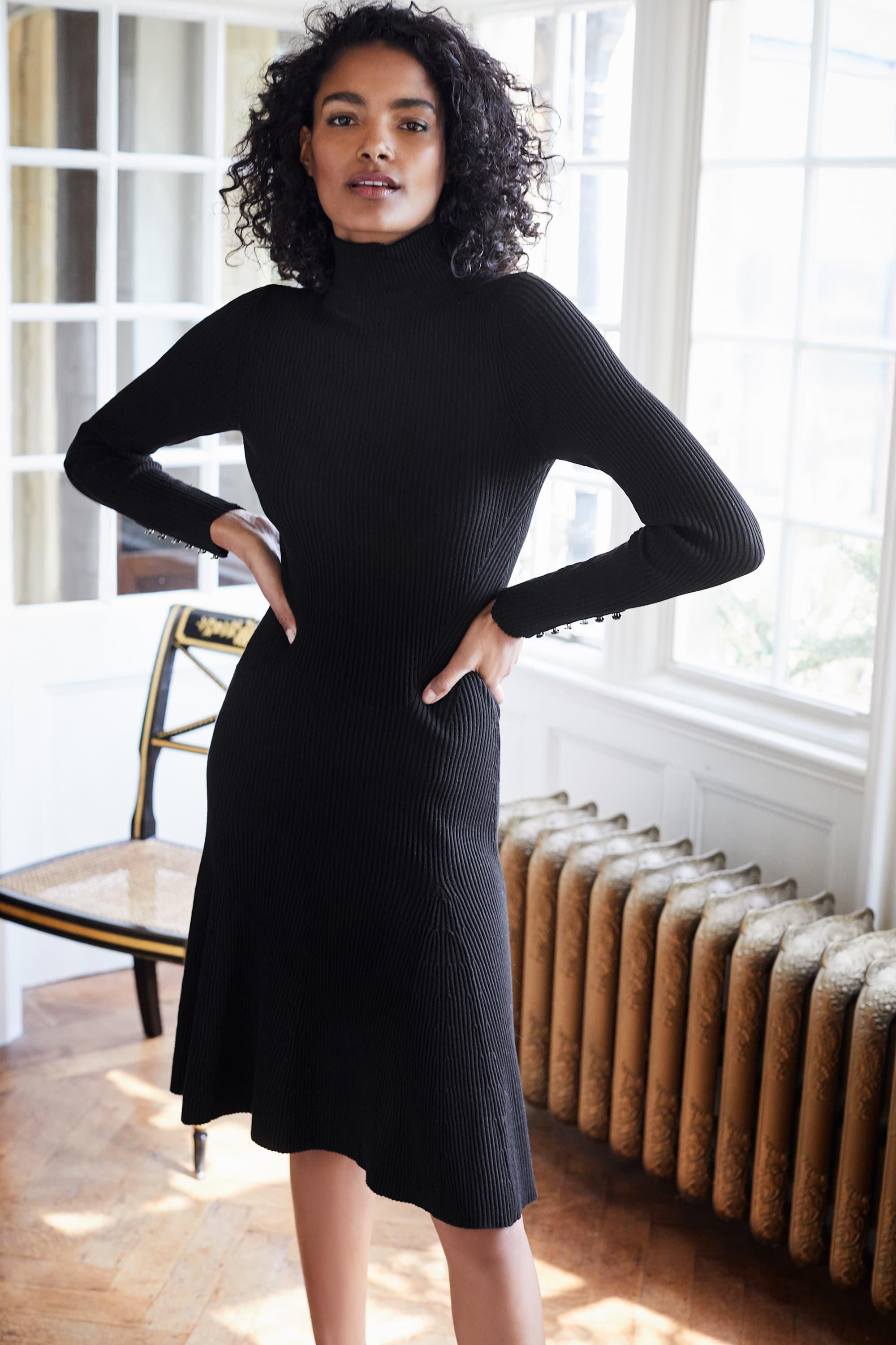Kai Knitted Roll Neck Dress
