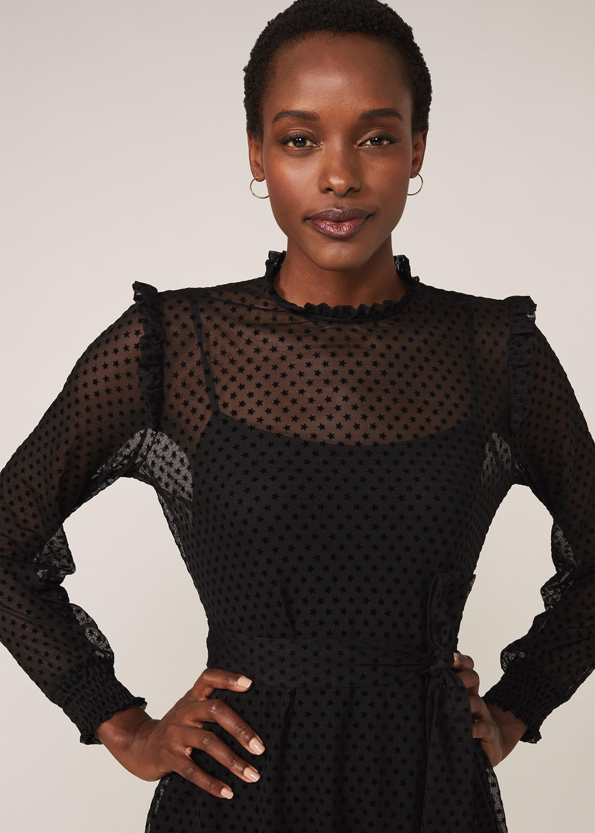Star Flock Dress