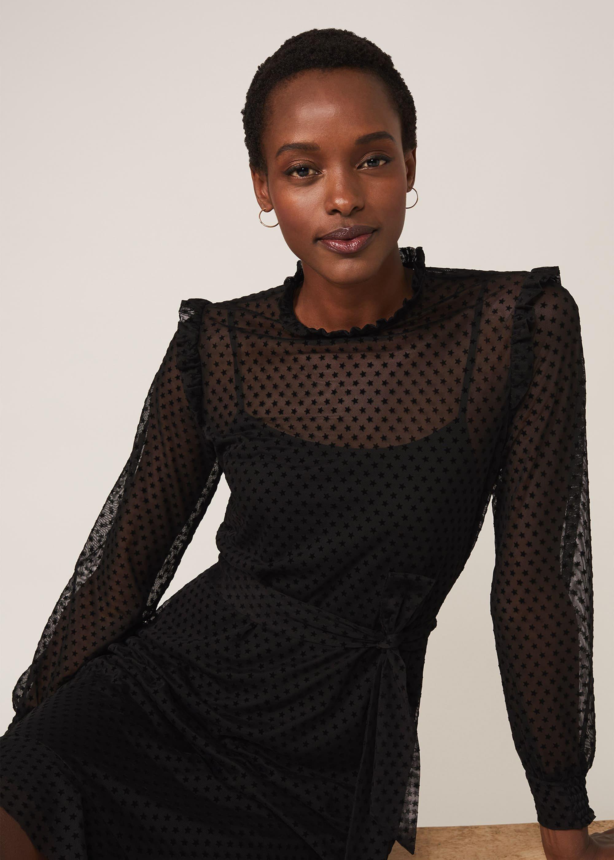 Star Flock Dress