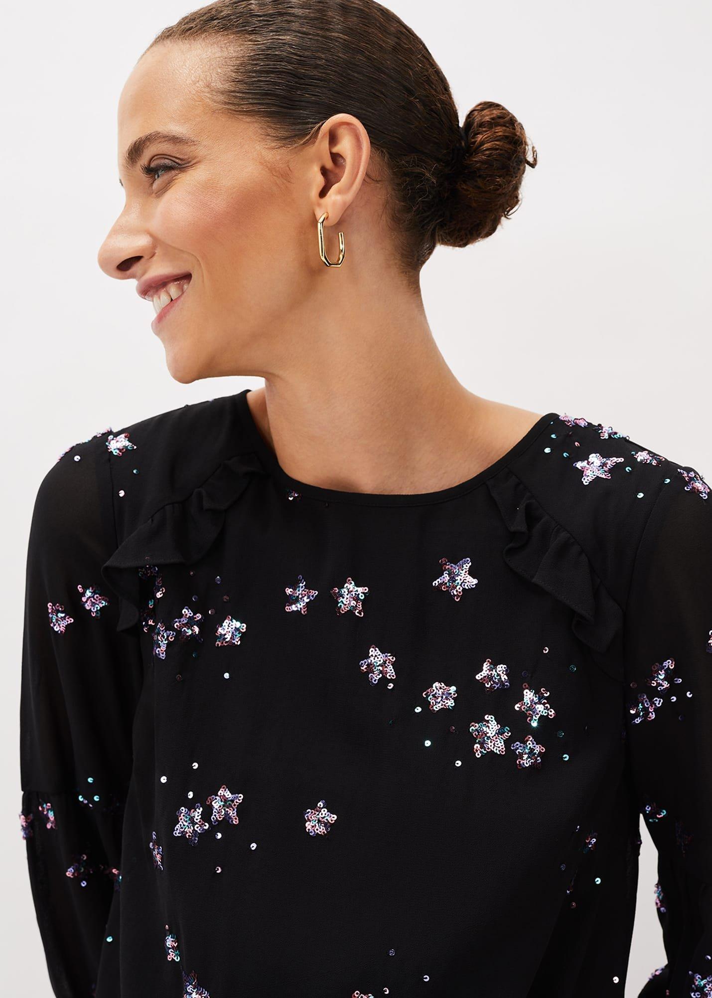 Evie Rose Star Sequin Dress